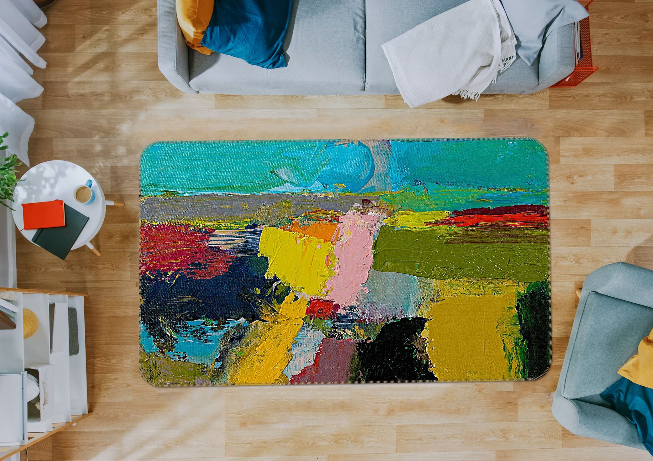3D Color Painting 1060 Allan P. Friedlander Rug Non Slip Rug Mat Mat AJ Creativity Home