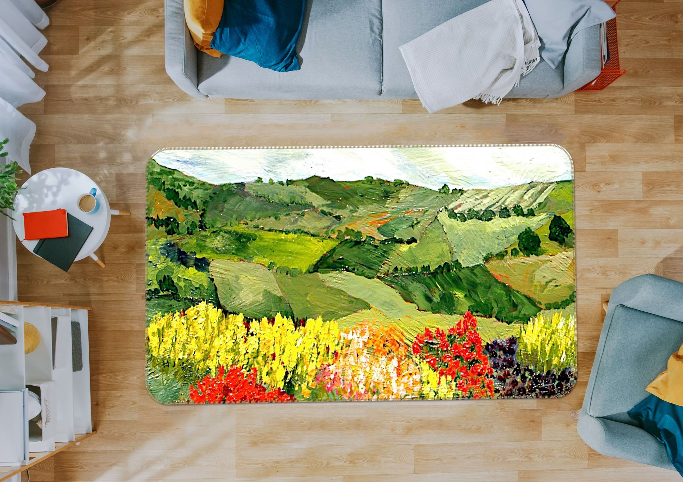 3D Beauty On The Edge 1025 Allan P. Friedlander Rug Non Slip Rug Mat Mat AJ Creativity Home