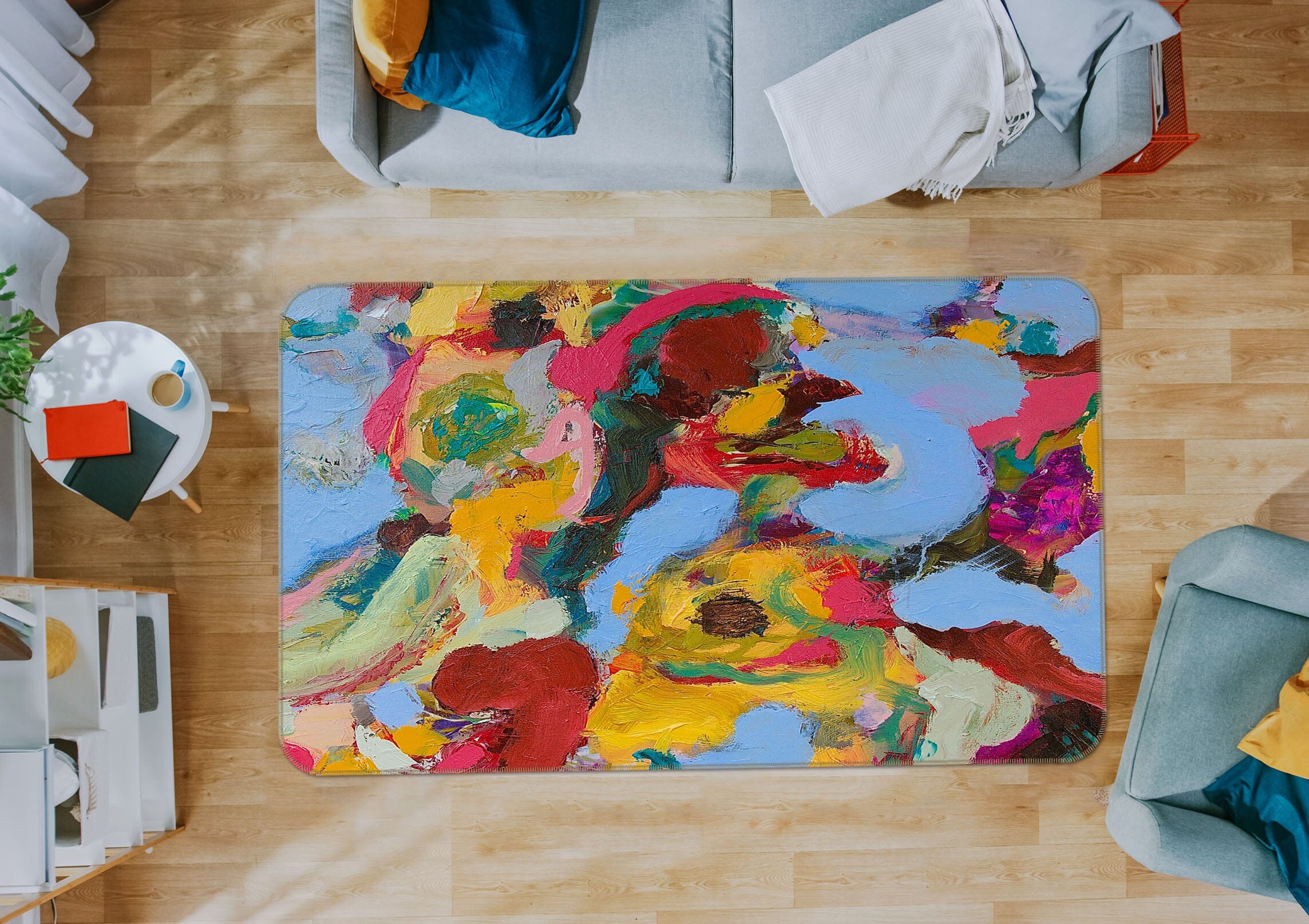 3D Autumn Fruits 1011 Allan P. Friedlander Rug Non Slip Rug Mat Mat AJ Creativity Home