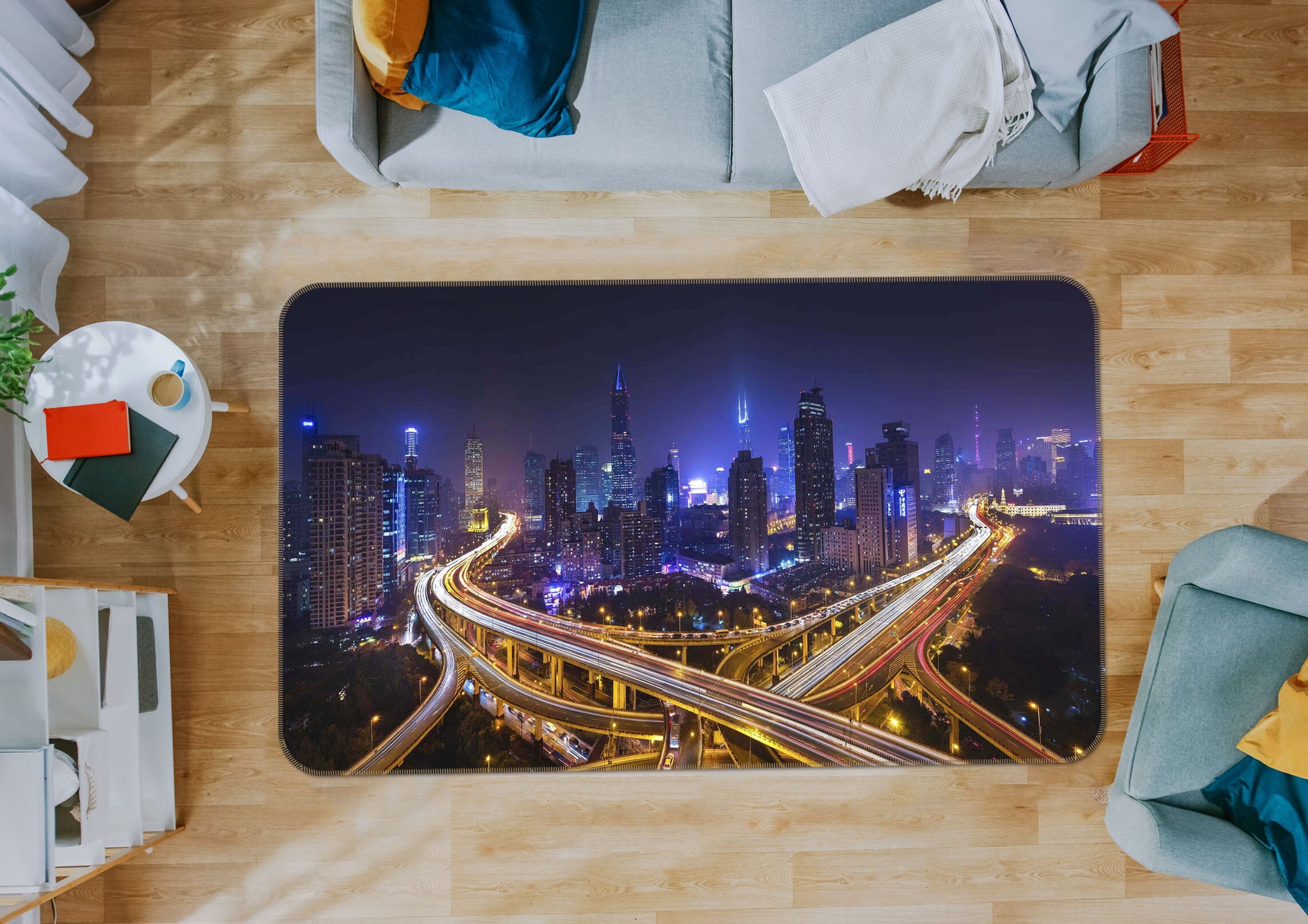 3D Transportation Hub 1165 Marco Carmassi Rug Non Slip Rug Mat Mat AJ Creativity Home