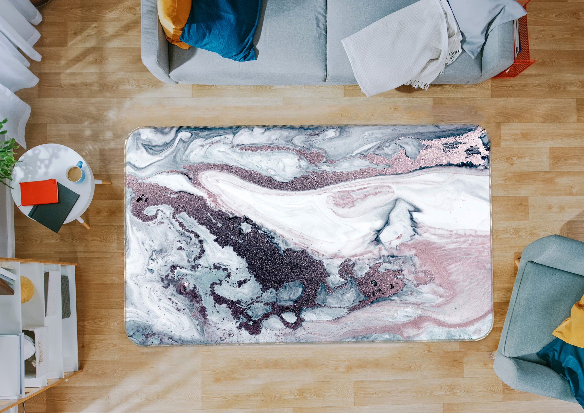 3D Pattern 30012 Non Slip Rug Mat