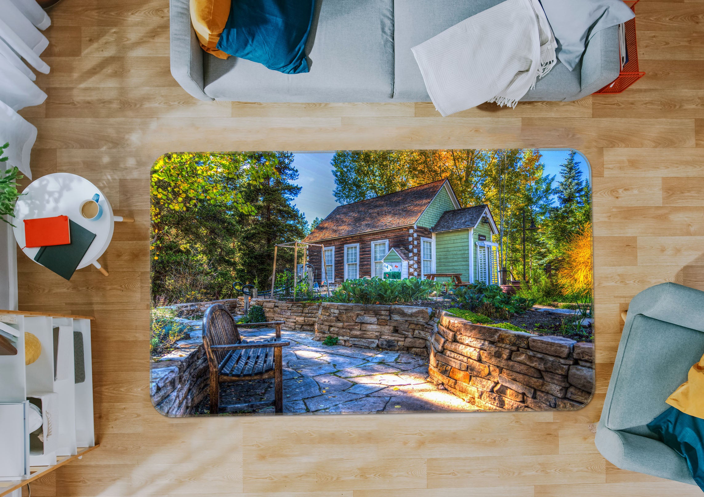 3D Houses 65102 Non Slip Rug Mat