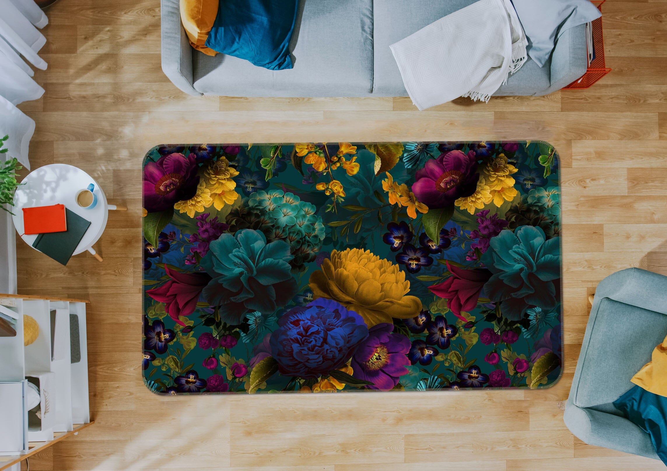 3D Quiet Night 136 Uta Naumann Rug Non Slip Rug Mat Mat AJ Creativity Home