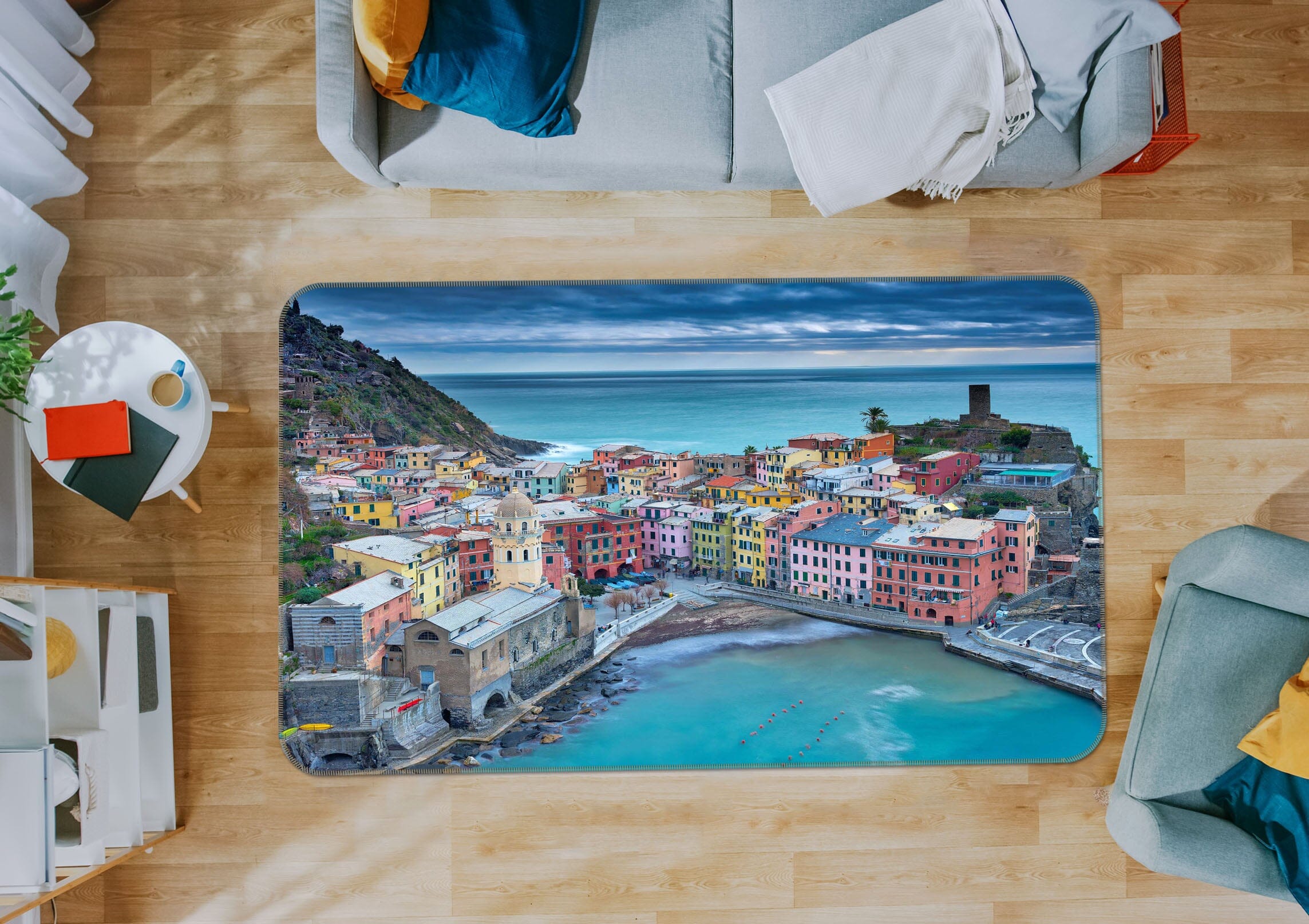 3D Water City 1184 Marco Carmassi Rug Non Slip Rug Mat Mat AJ Creativity Home