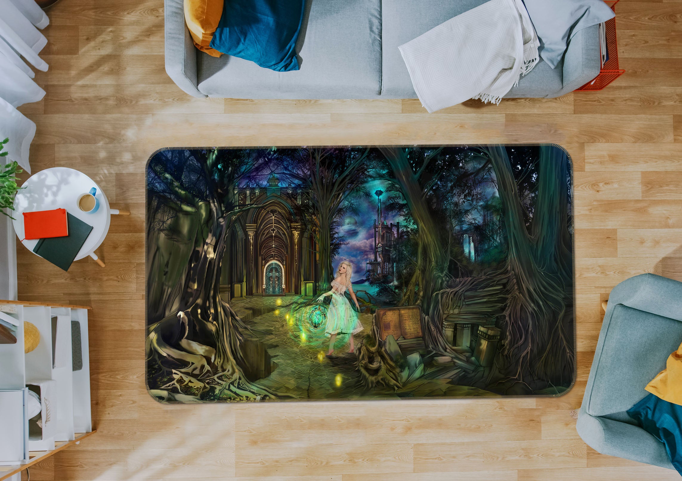 3D Tree House 35134 Non Slip Rug Mat