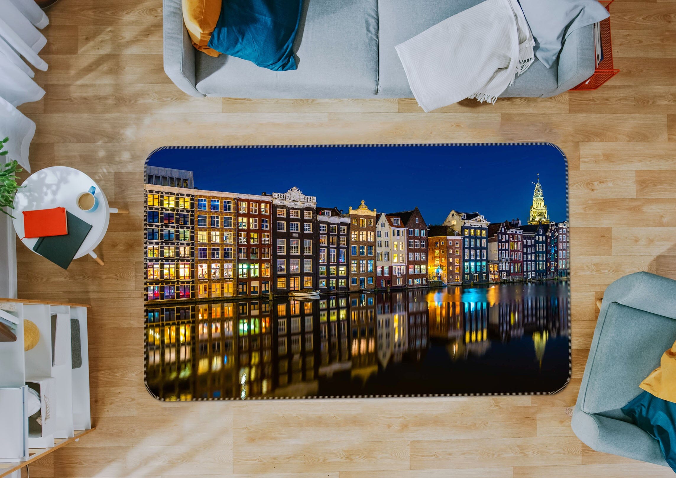 3D Silent City 1052 Marco Carmassi Rug Non Slip Rug Mat Mat AJ Creativity Home