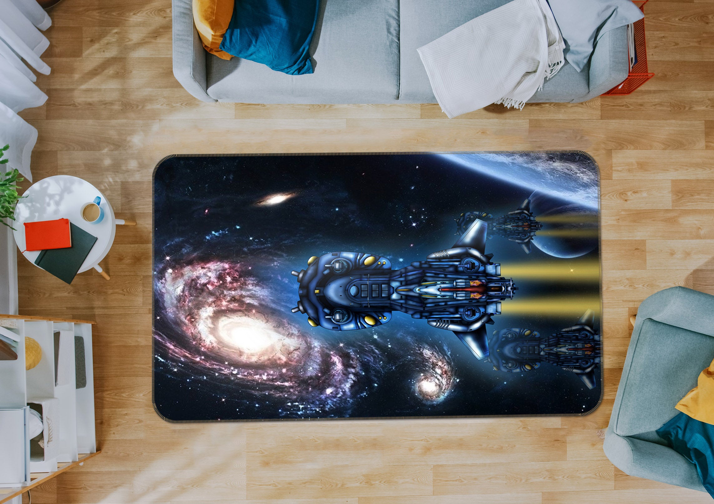 3D Galacticos 38236 Vehicle Non Slip Rug Mat