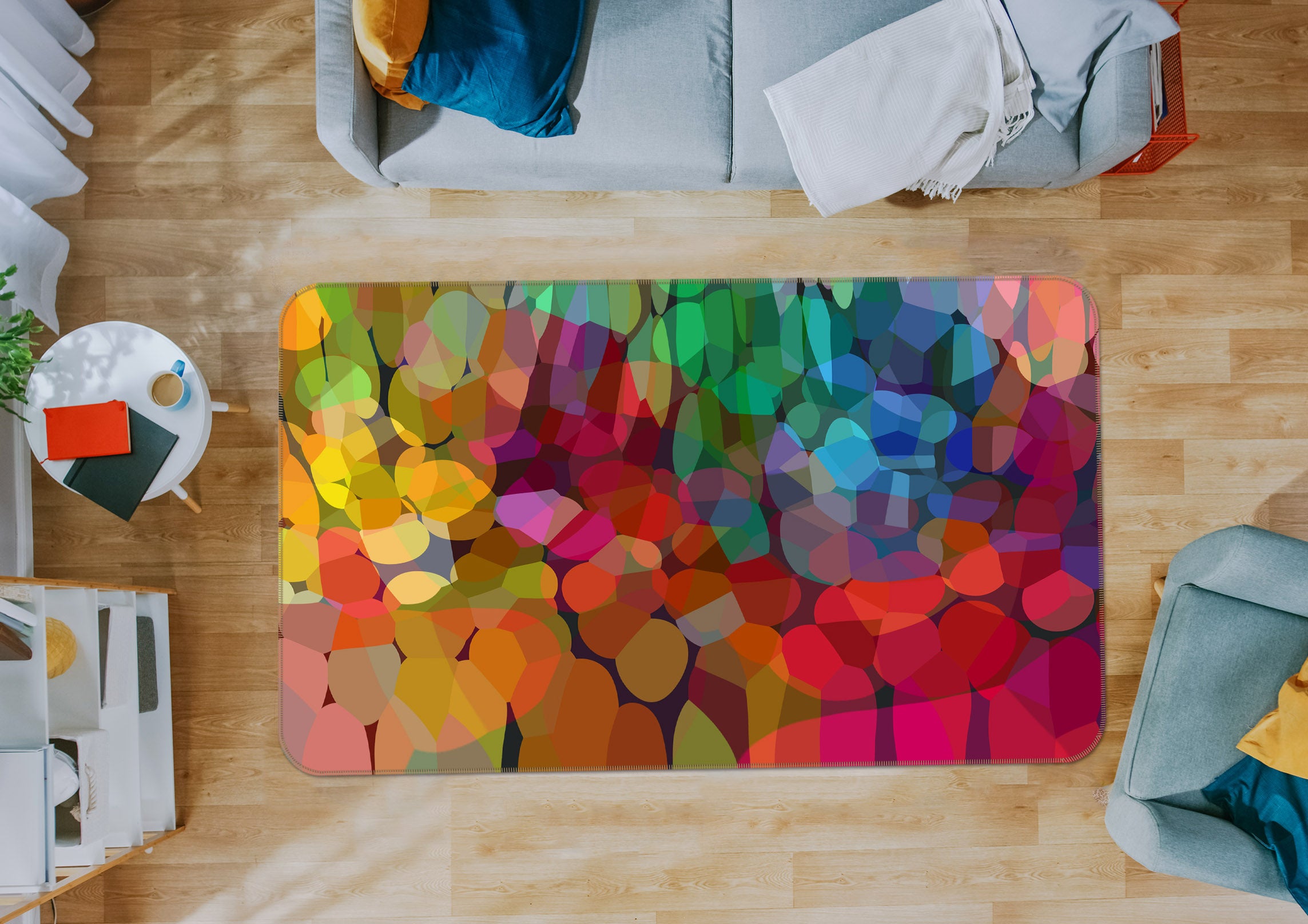 3D Aura Shandra Smith 70034 Shandra Smith Rug Non Slip Rug Mat