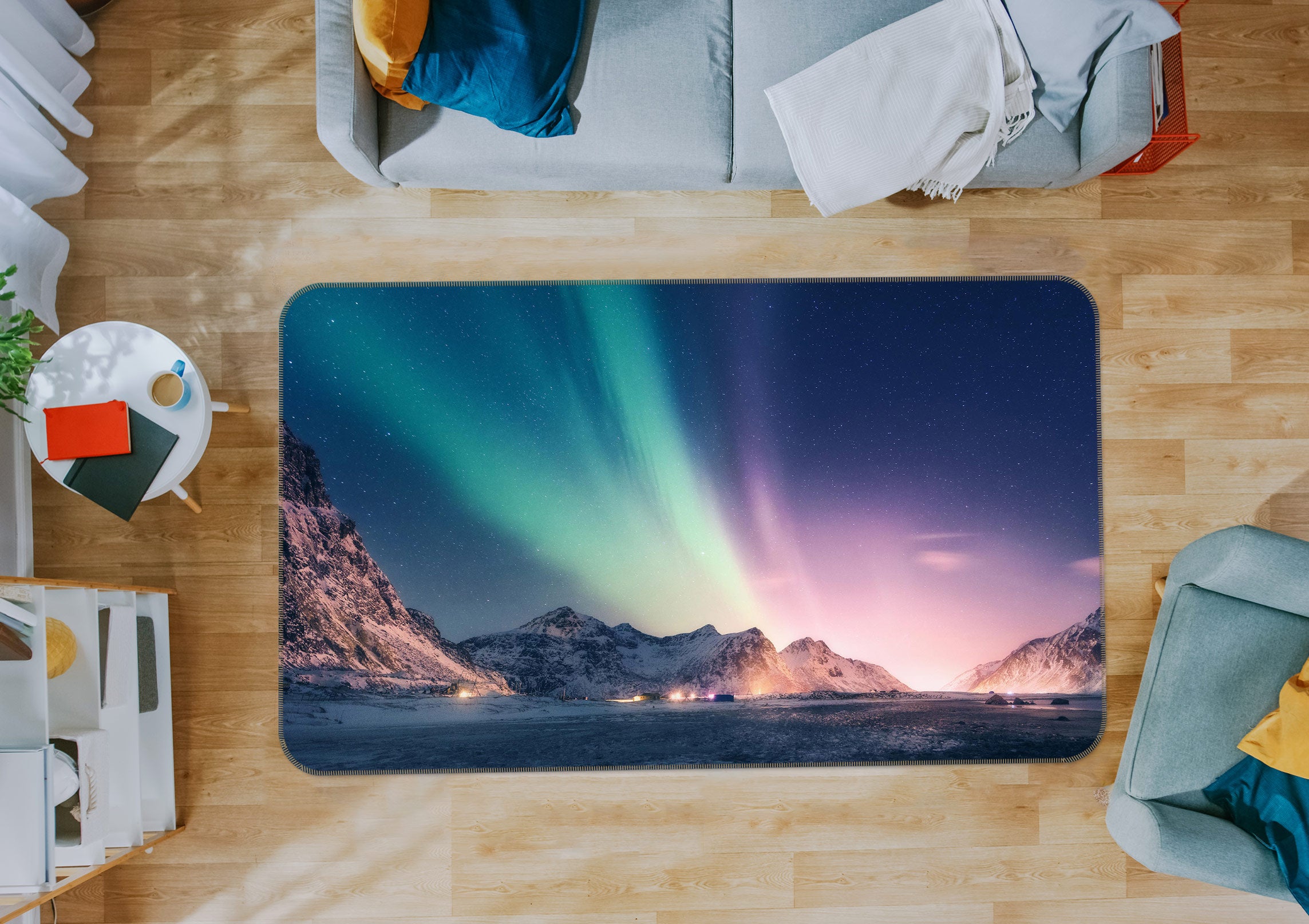 3D Aurora 77198 Non Slip Rug Mat