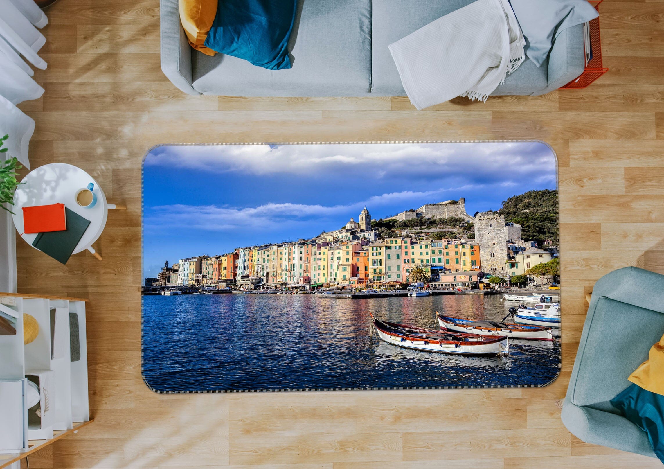 3D Water City 1149 Marco Carmassi Rug Non Slip Rug Mat Mat AJ Creativity Home