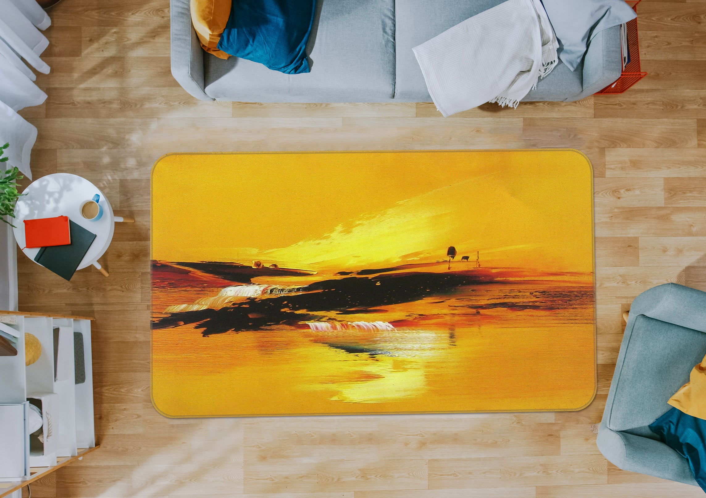 3D Golden 31190 Non Slip Rug Mat