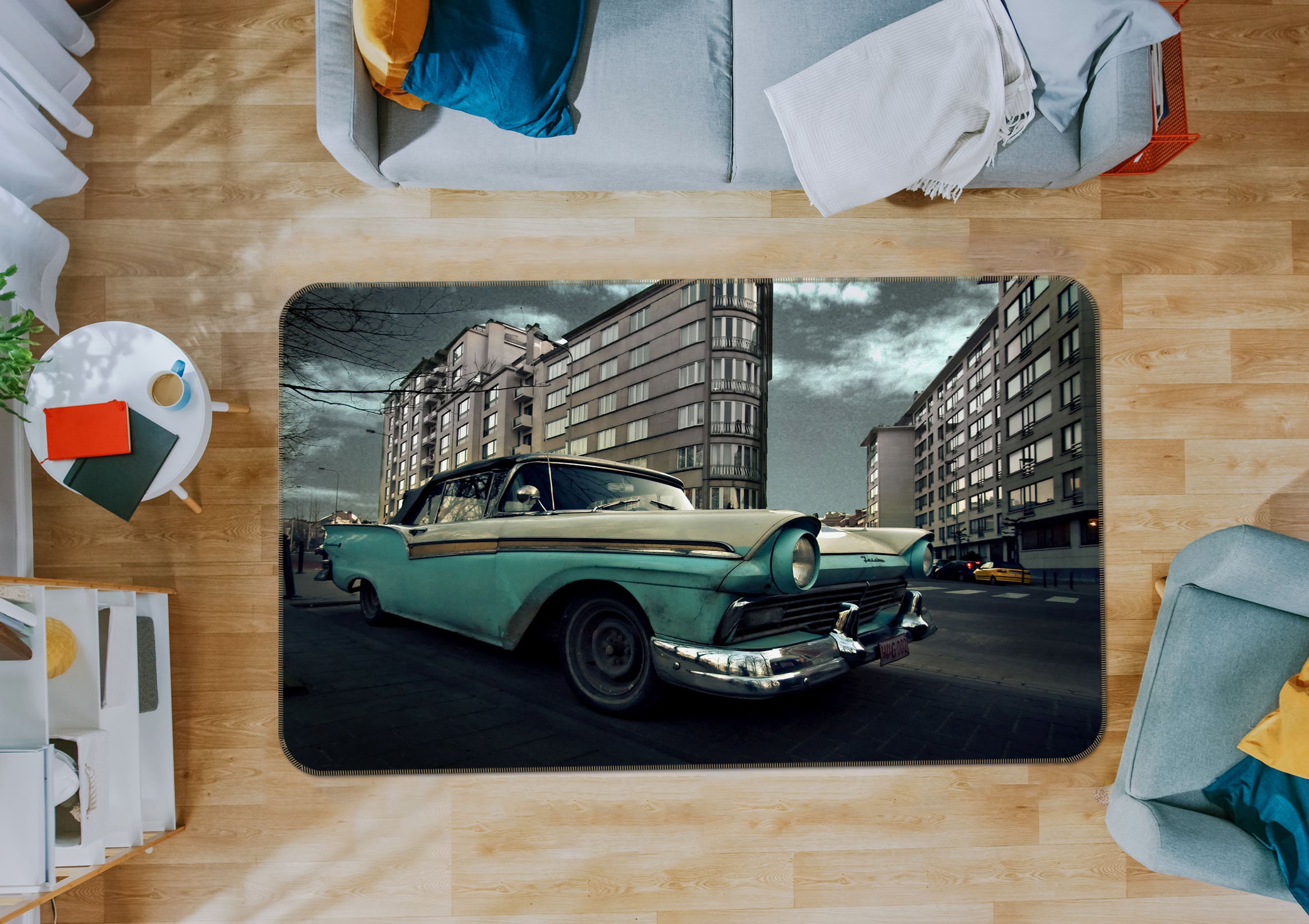 3D Car Street 32008 Non Slip Rug Mat
