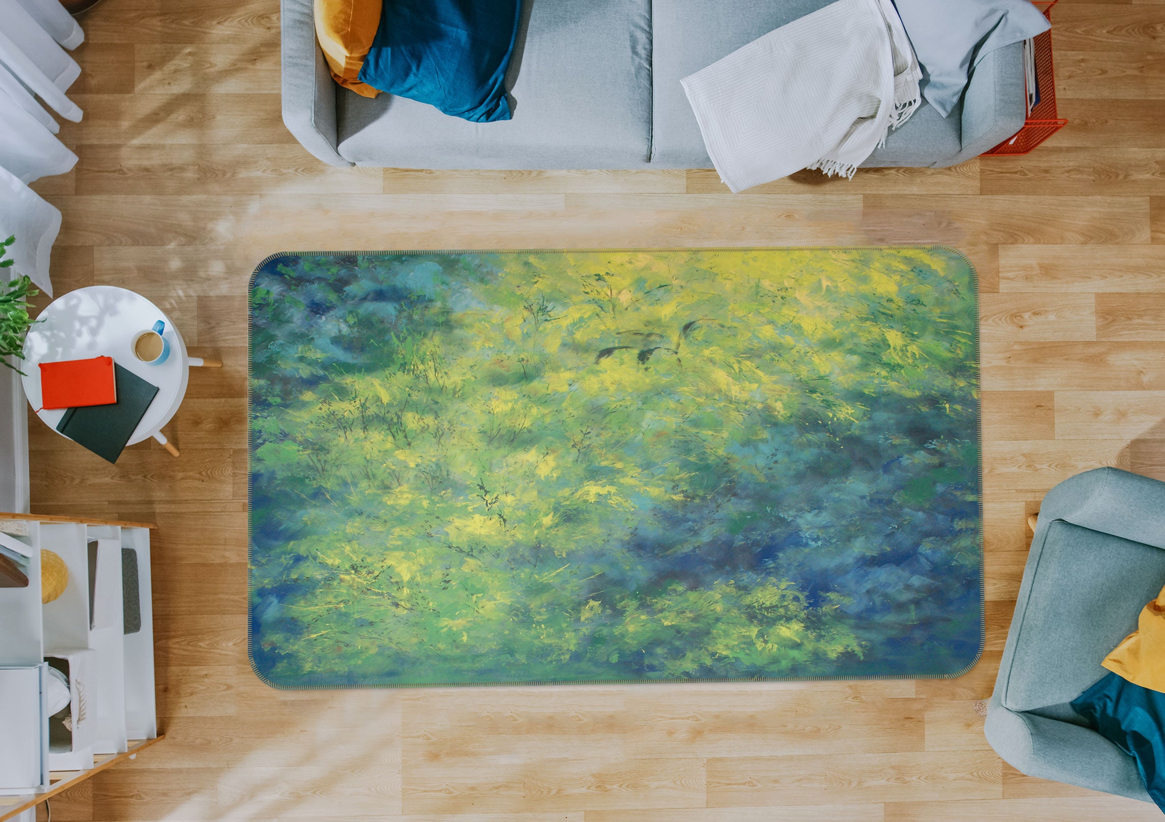 3D Foliage 75203 Non Slip Rug Mat