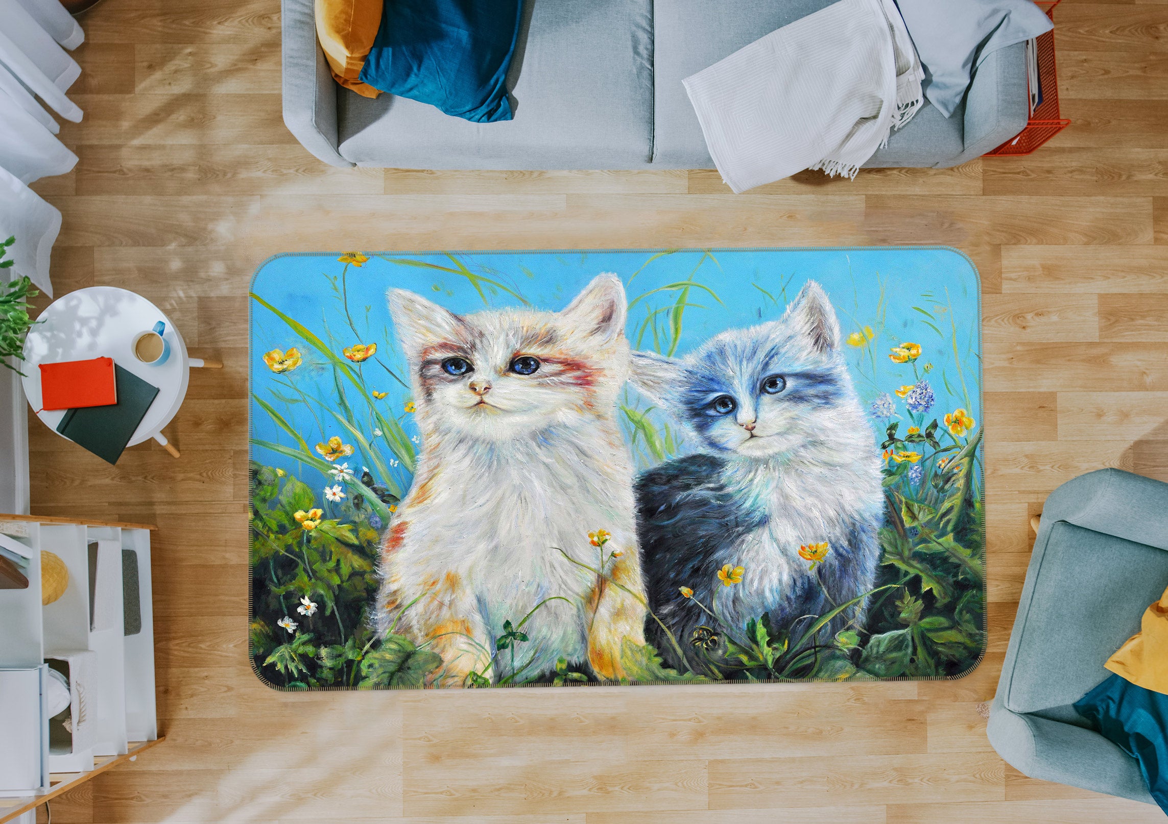 3D Cat 76004 Non Slip Rug Mat