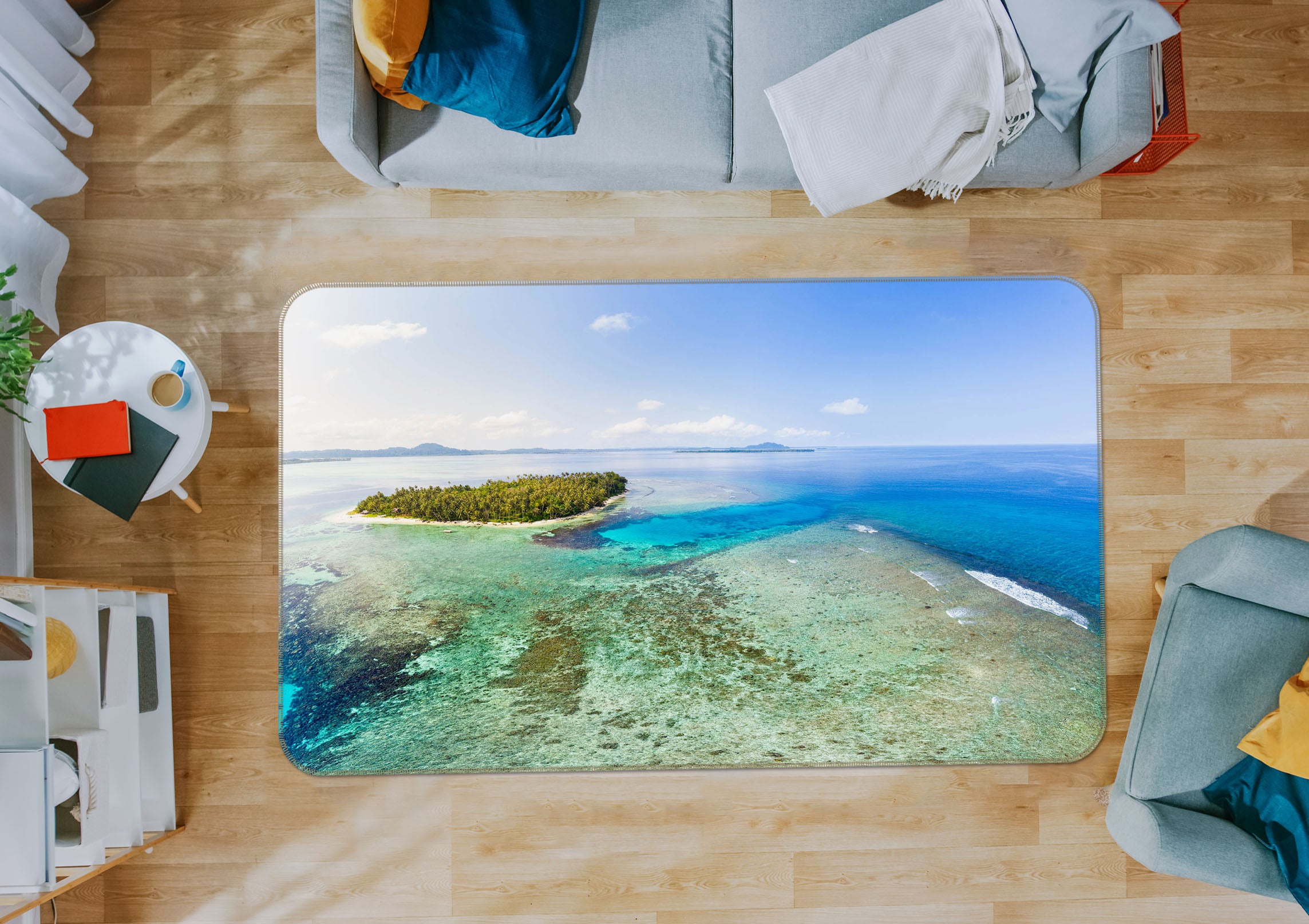 3D Island 31031 Non Slip Rug Mat