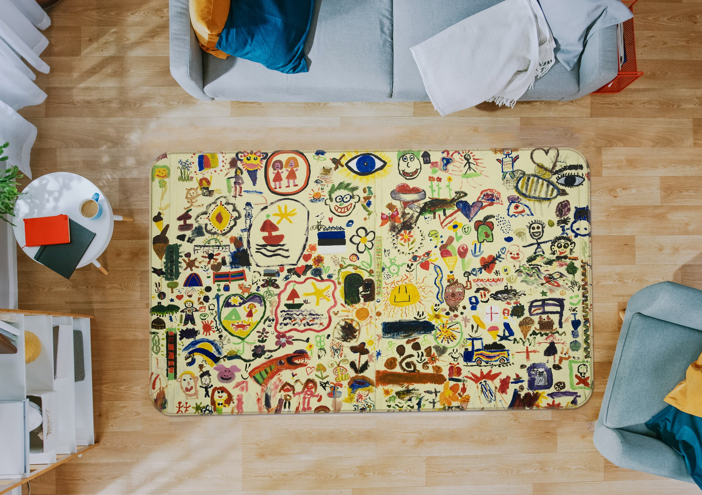3D Pattern 36050 Non Slip Rug Mat