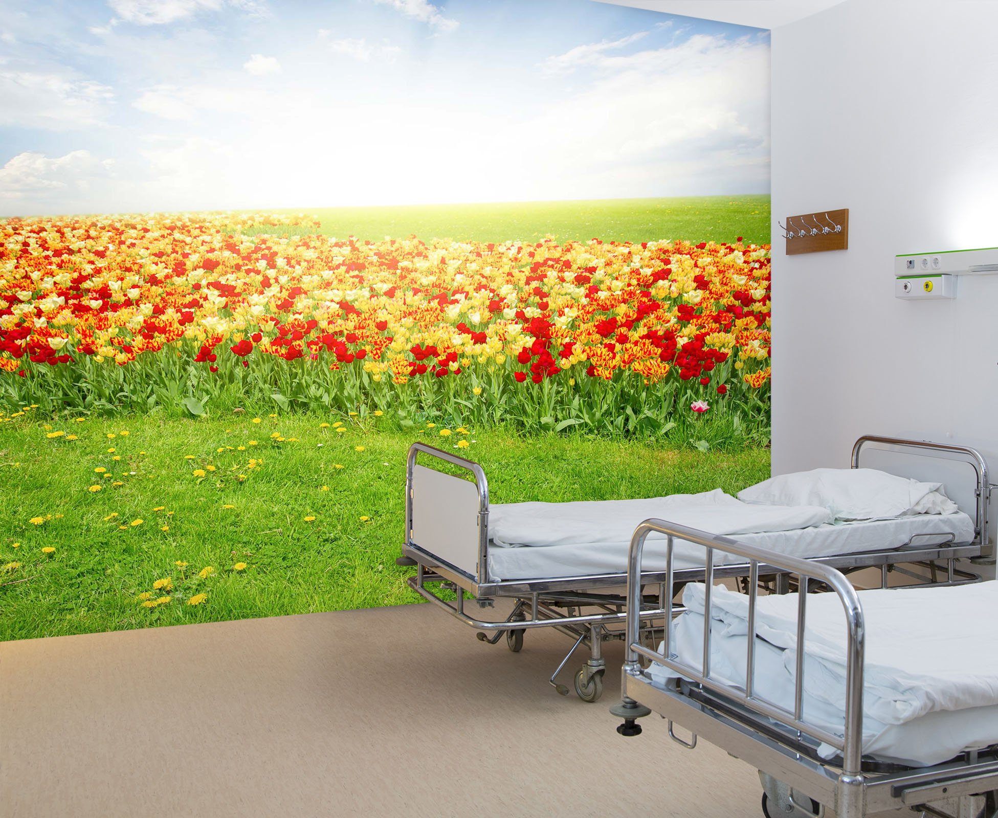 3D Bright Flower Sea 032 Wall Murals Wallpaper AJ Wallpaper 2