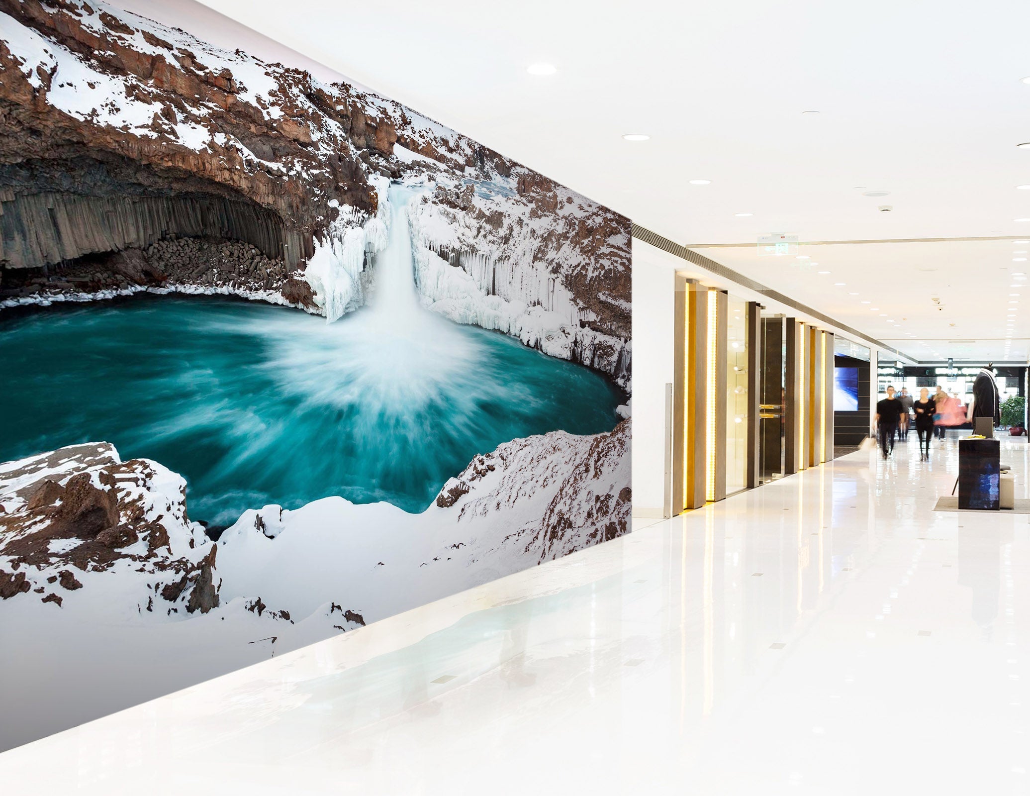 3D Iceberg Lake 104 Wall Murals Wallpaper AJ Wallpaper 2