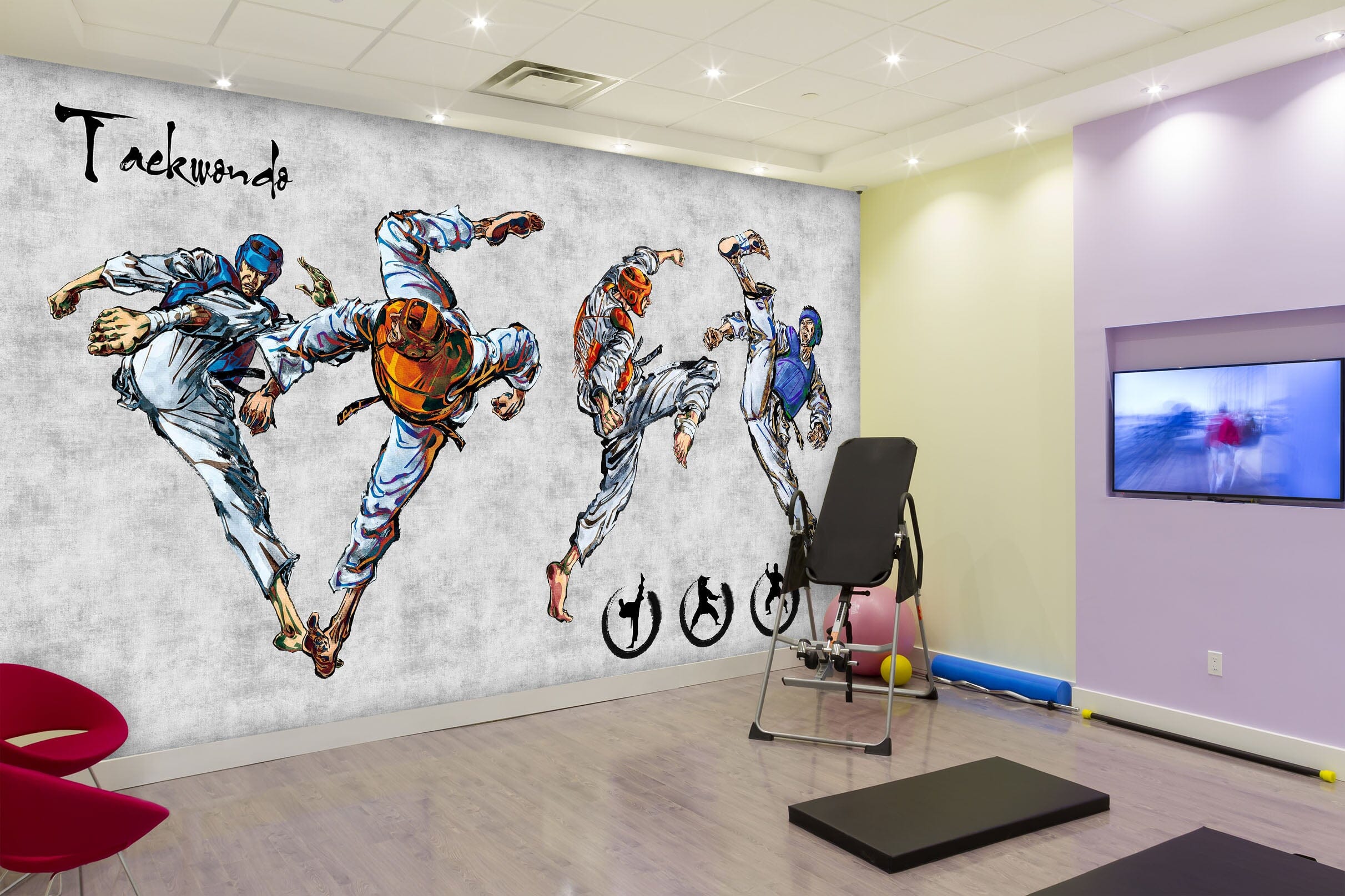 3D Martial Arts Competition 036 Wall Murals Wallpaper AJ Wallpaper 2