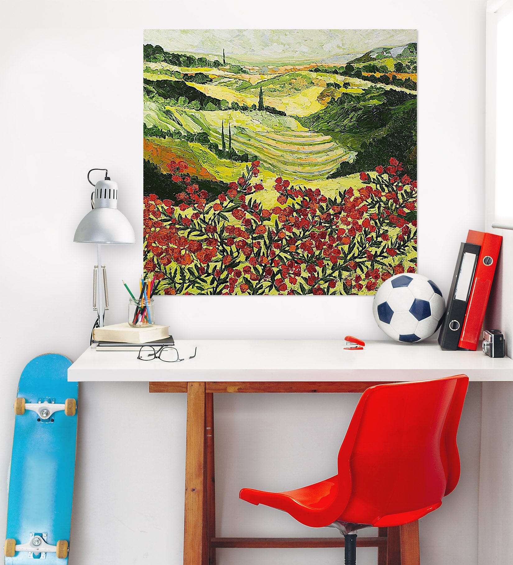 3D Garden Field 123 Allan P. Friedlander Wall Sticker Wallpaper AJ Wallpaper 2