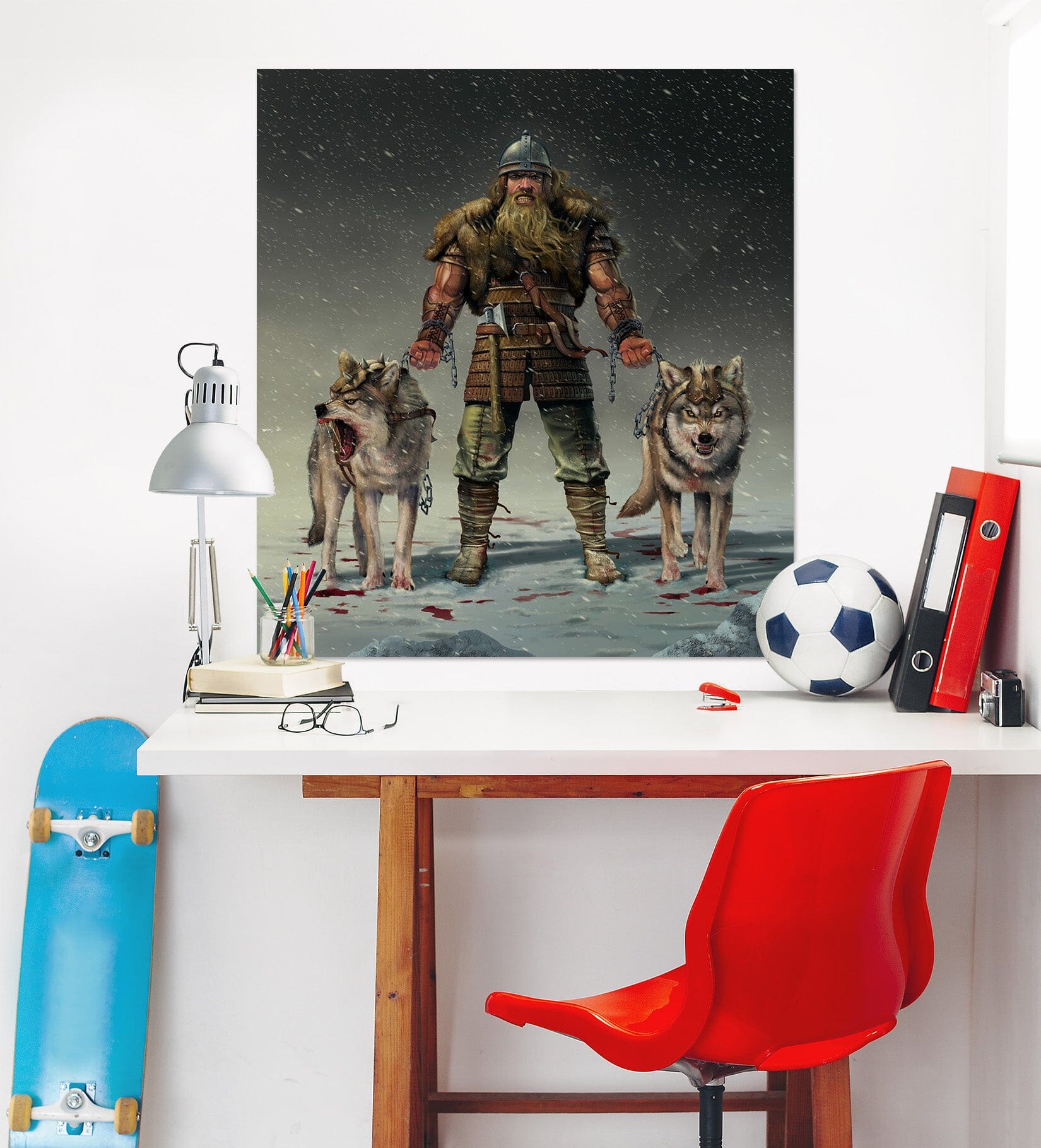 3D Mountain Viking 054 Vincent Hie Wall Sticker Wallpaper AJ Wallpaper 2