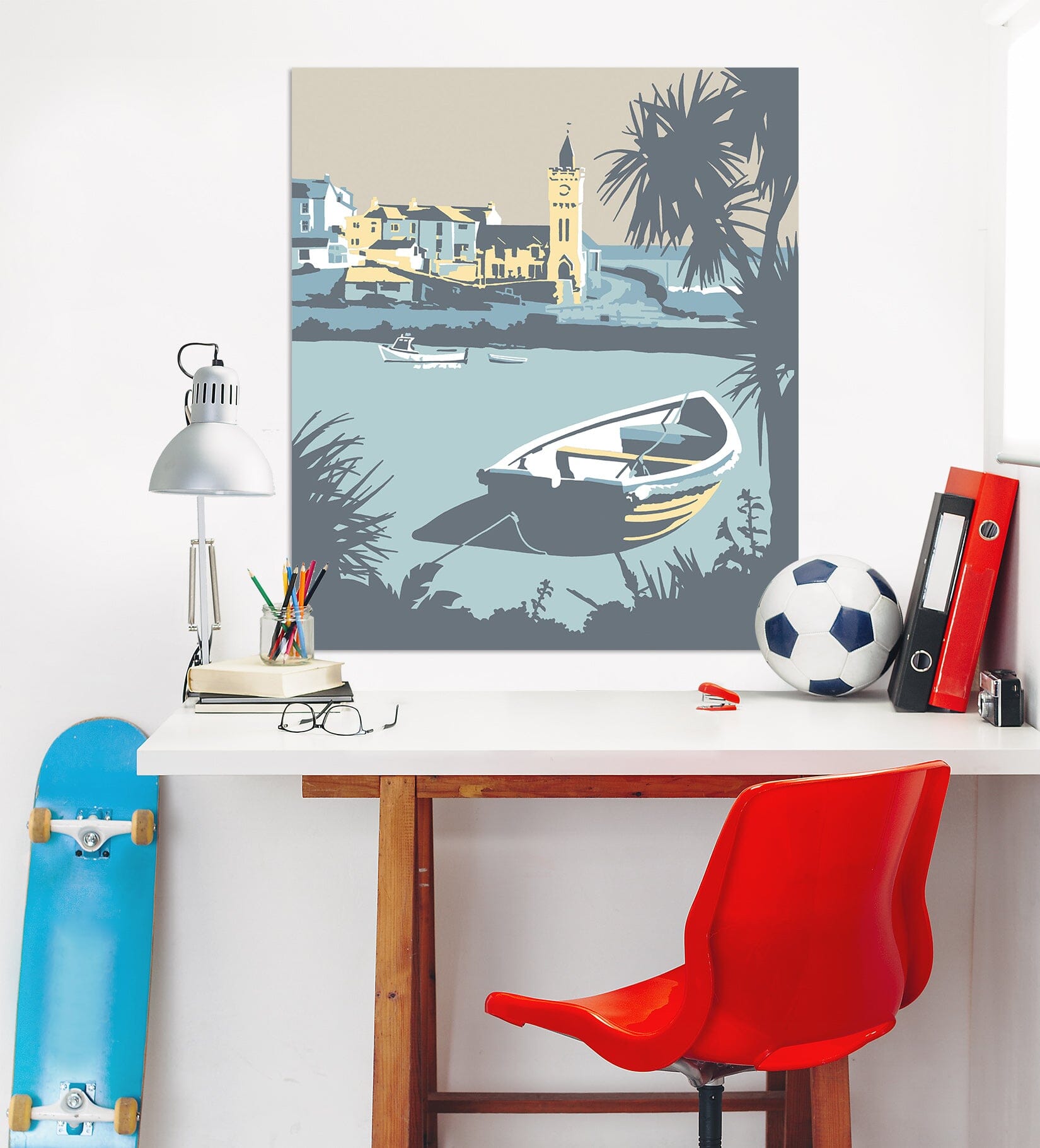 3D Porthleven 017 Steve Read Wall Sticker Wallpaper AJ Wallpaper 2