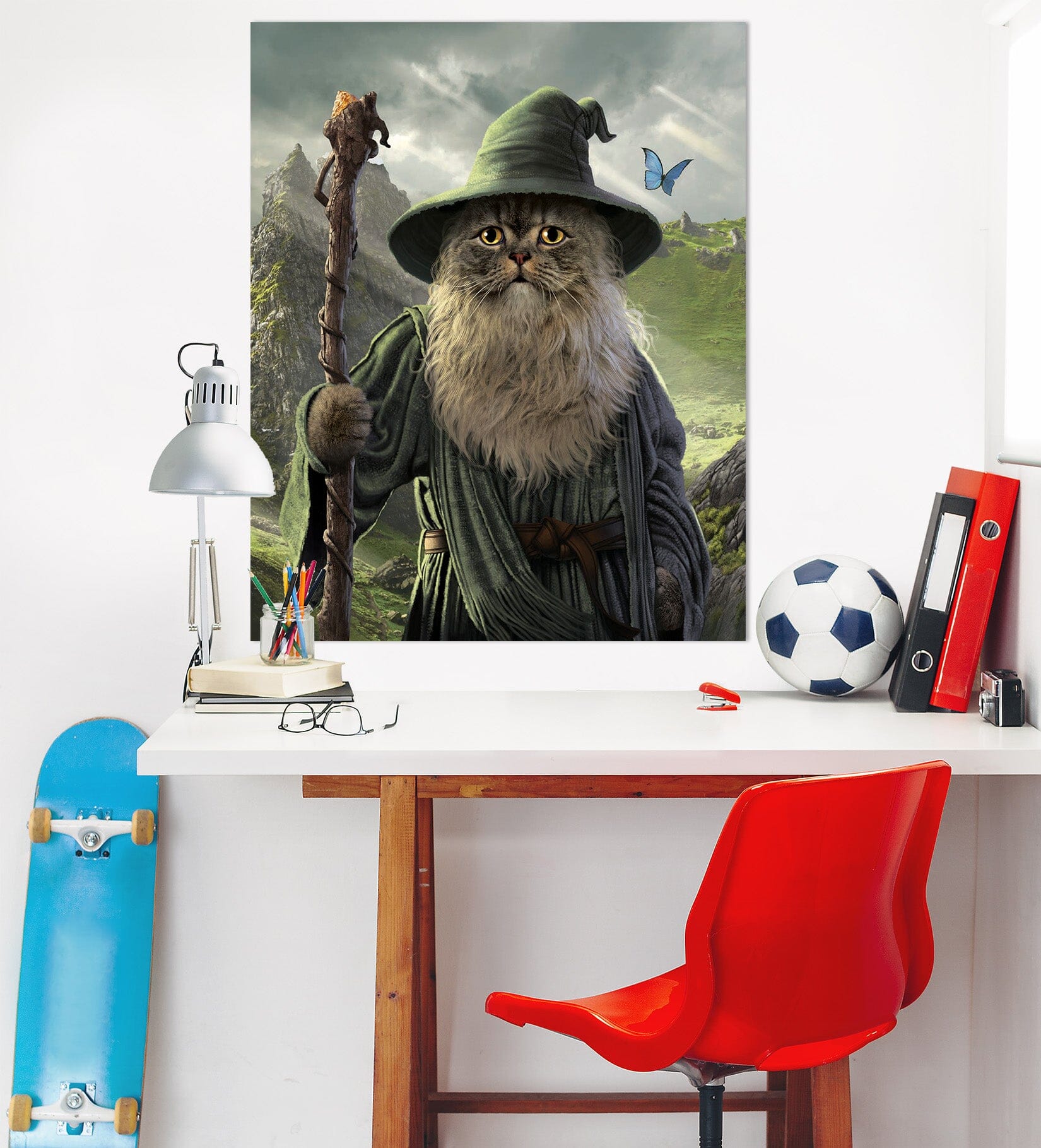 3D Catdalf Def 019 Vincent Hie Wall Sticker Wallpaper AJ Wallpaper 2