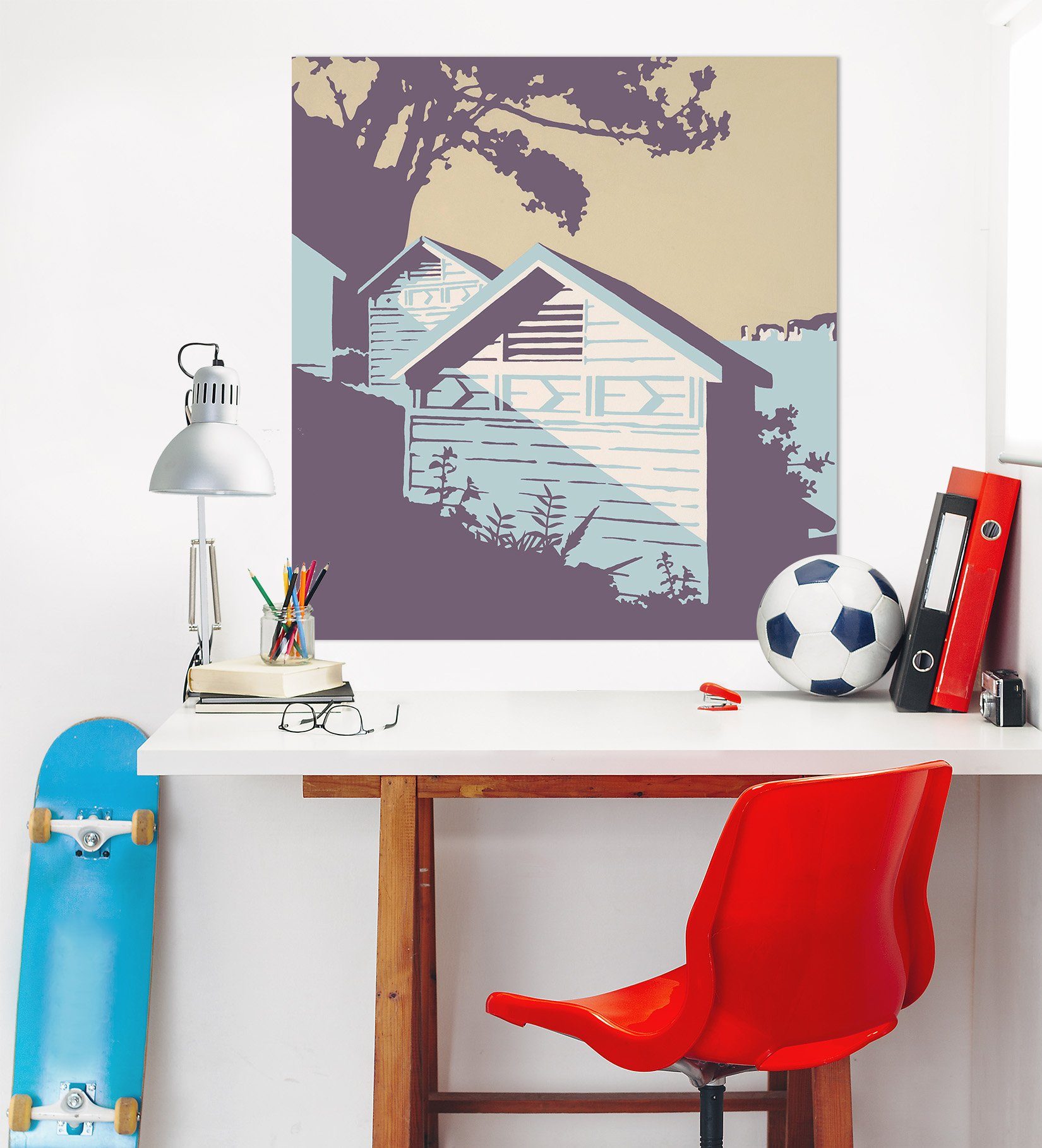 3D Canford Cliffs 020 Steve Read Wall Sticker Wallpaper AJ Wallpaper 2