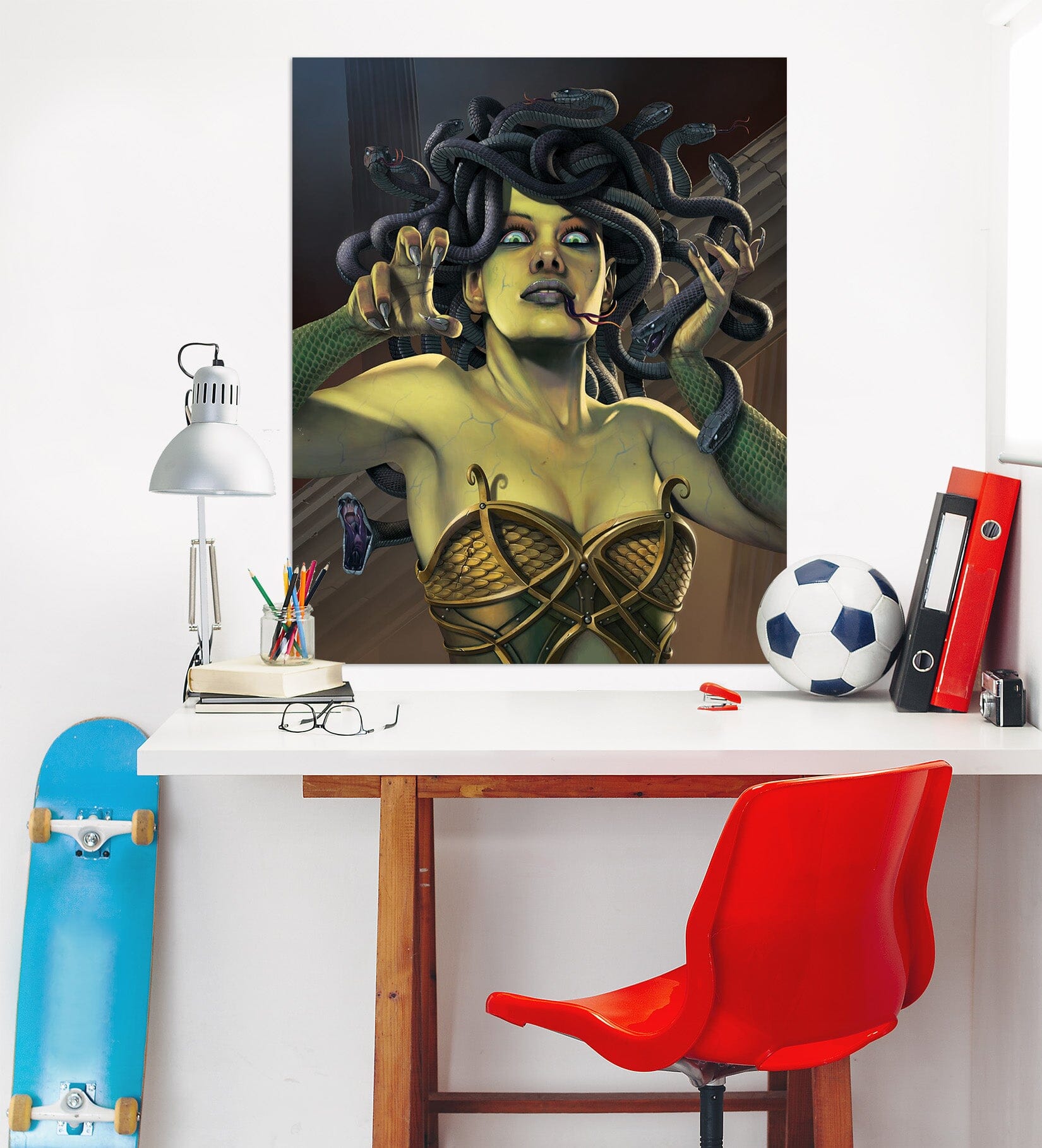 3D Medusa 051 Vincent Hie Wall Sticker Wallpaper AJ Wallpaper 2