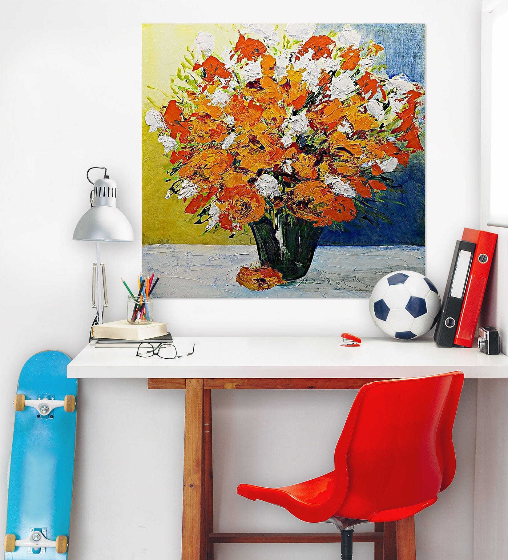 3D Vase Bouquet 122 Allan P. Friedlander Wall Sticker Wallpaper AJ Wallpaper 2