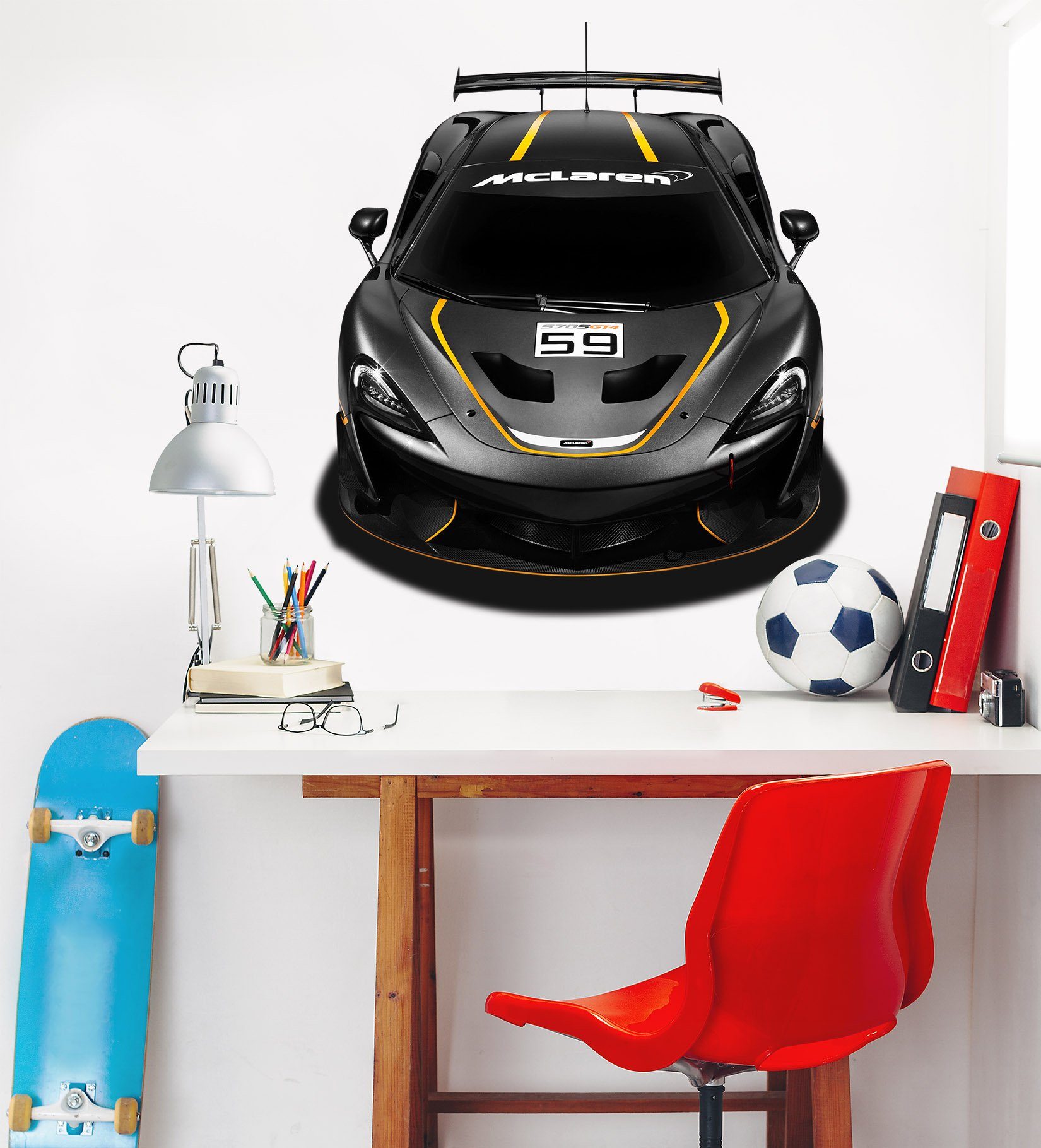 3D Mclaren 570s Race Car 200 Vehicles Wallpaper AJ Wallpaper