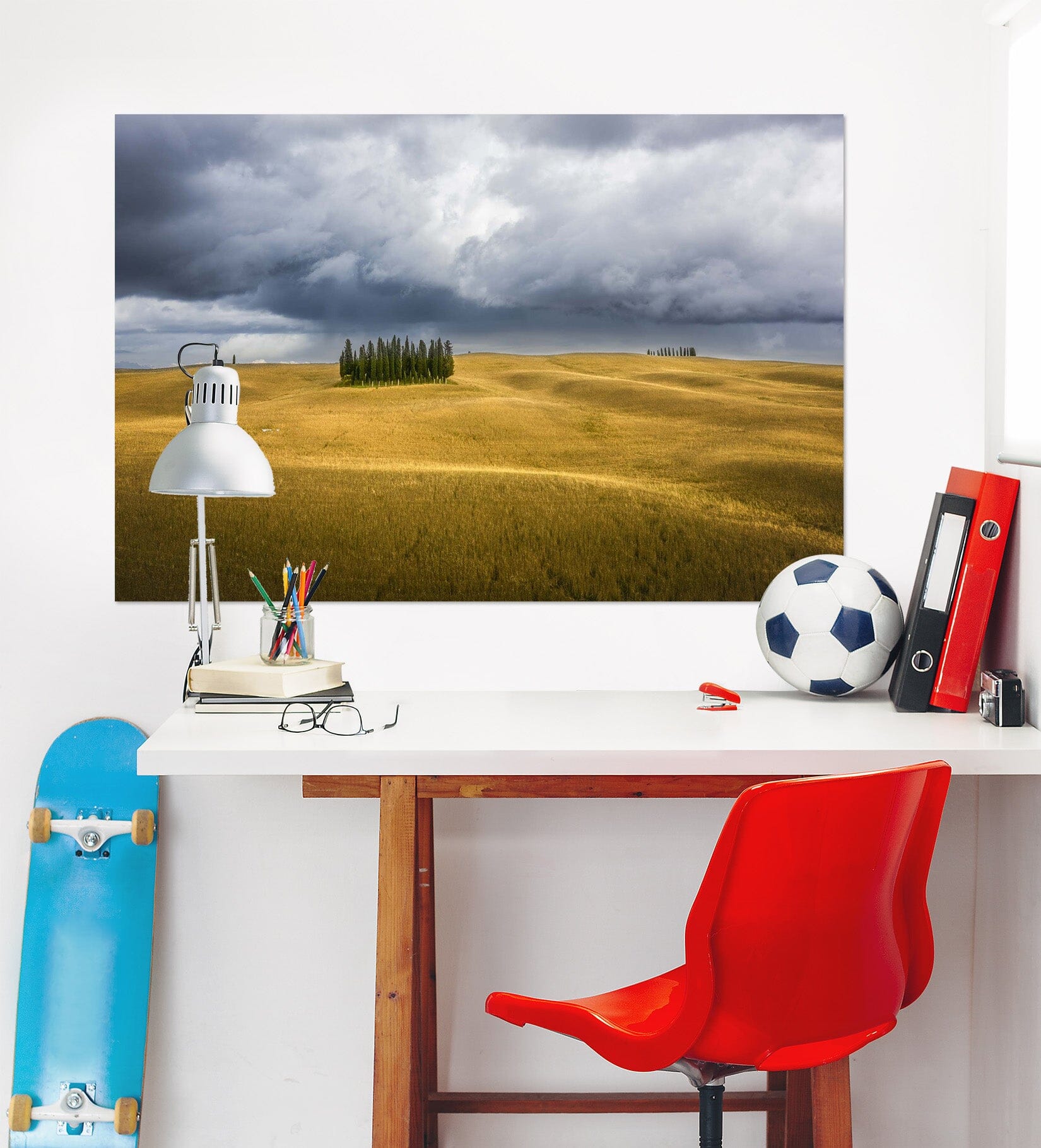 3D Yellow Desert 178 Marco Carmassi Wall Sticker Wallpaper AJ Wallpaper 2