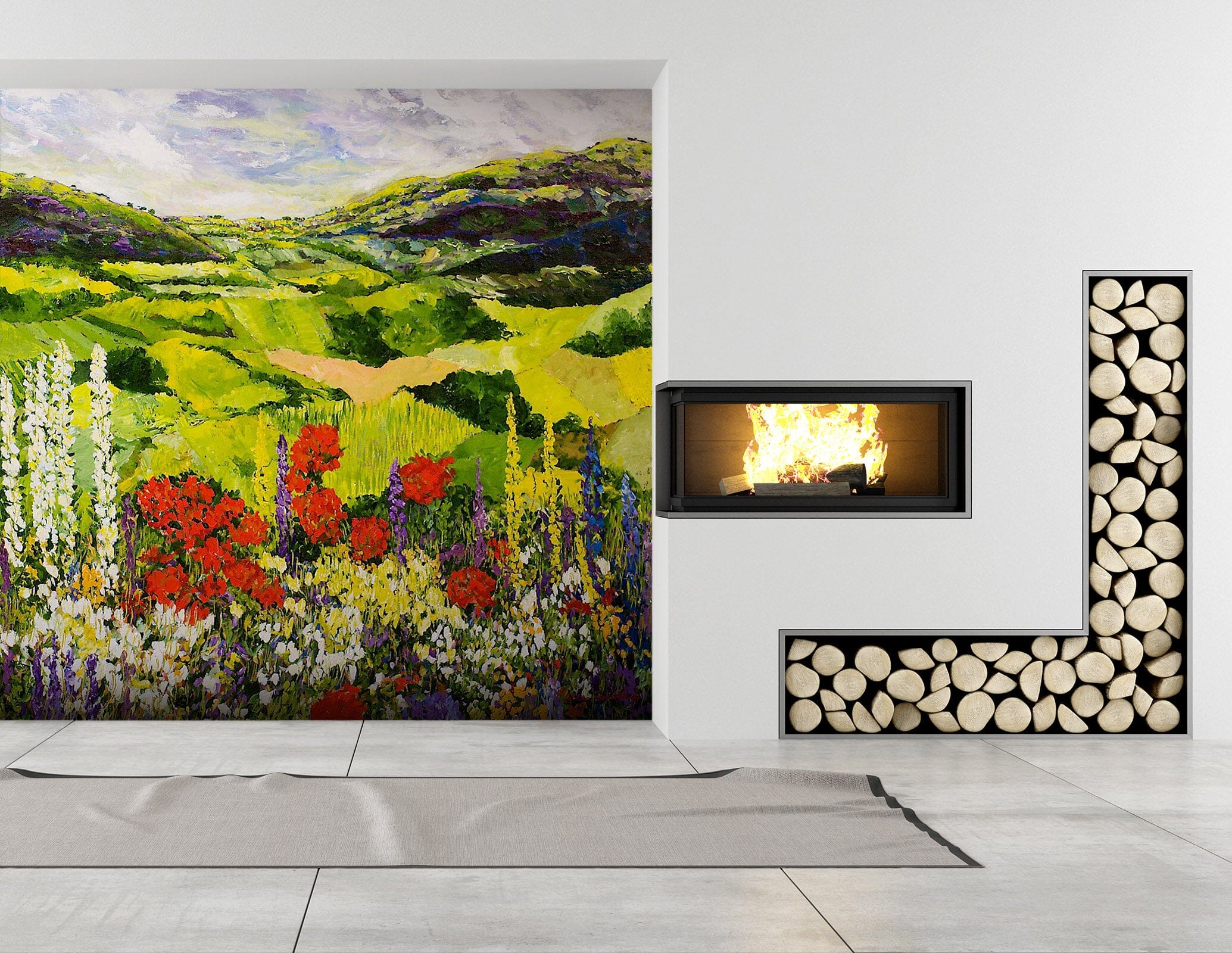 3D Meadow Lark 169 Allan P. Friedlander Wall Mural Wall Murals Wallpaper AJ Wallpaper 2