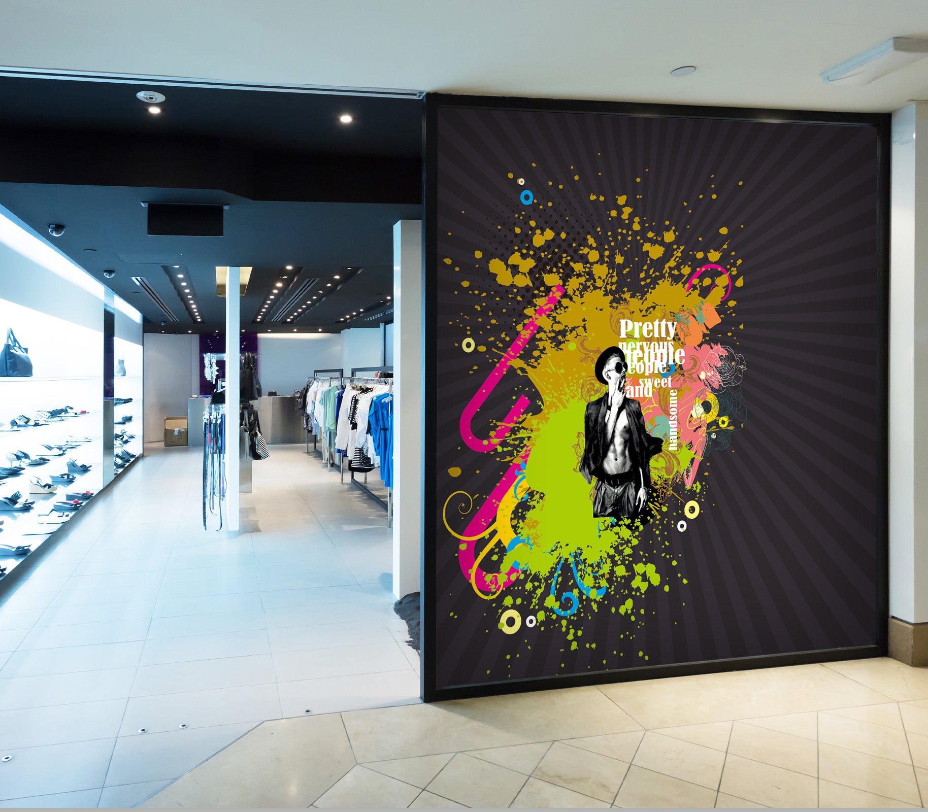 3D Abdominal Male 004 Wall Murals