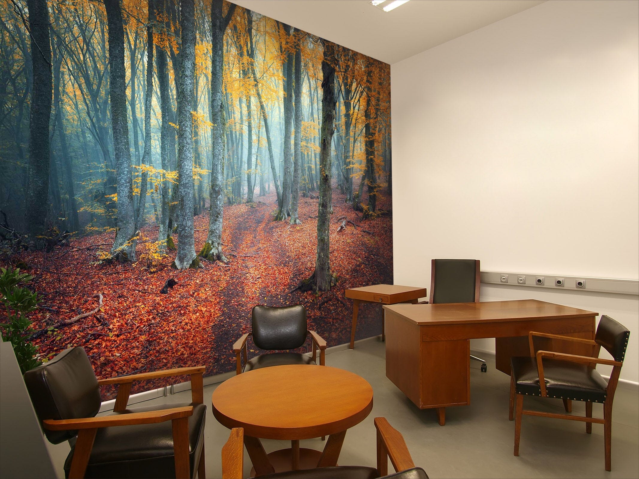 3D Maple Leaf 020 Wall Murals Wallpaper AJ Wallpaper 2