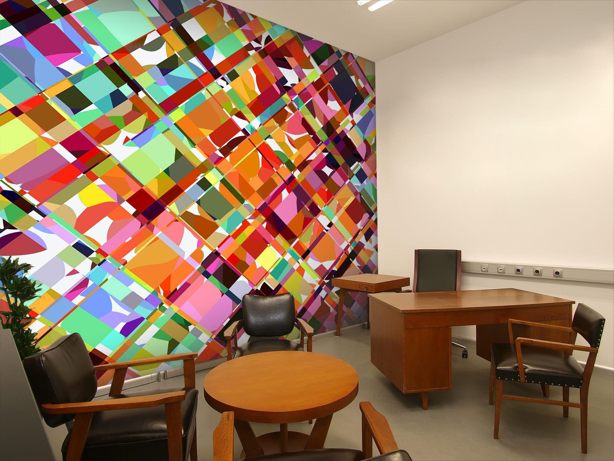 3D Multicolored Pattern 1403 Shandra Smith Wall Mural Wall Murals Wallpaper AJ Wallpaper 2