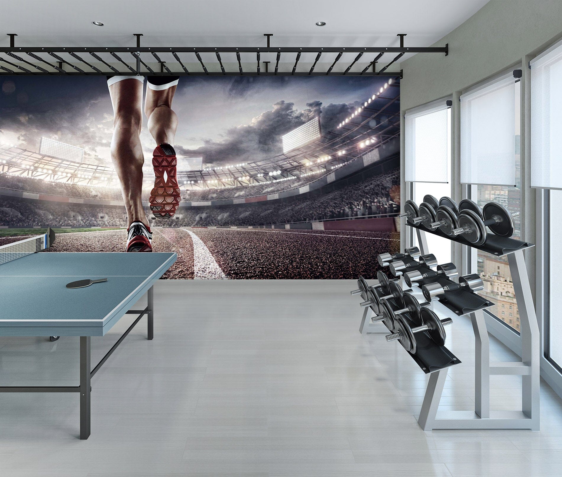 3D Highway Footsteps 285 Wall Murals Wallpaper AJ Wallpaper 2