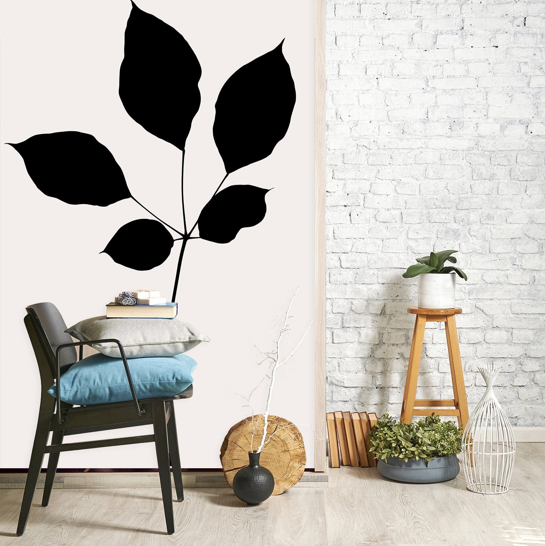 3D Green Leaves 1480 Boris Draschoff Wall Mural Wall Murals Wallpaper AJ Wallpaper 2