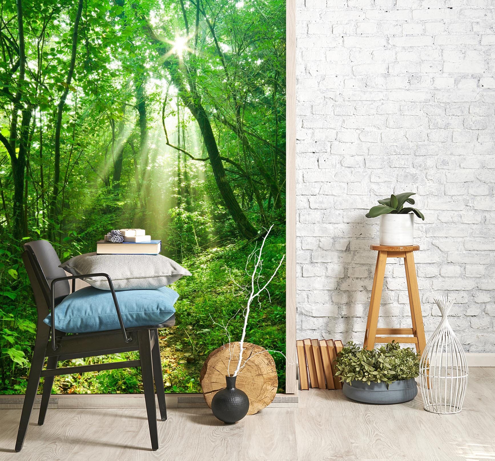 3D Woods Forest 112 Wall Murals Wallpaper AJ Wallpaper 2