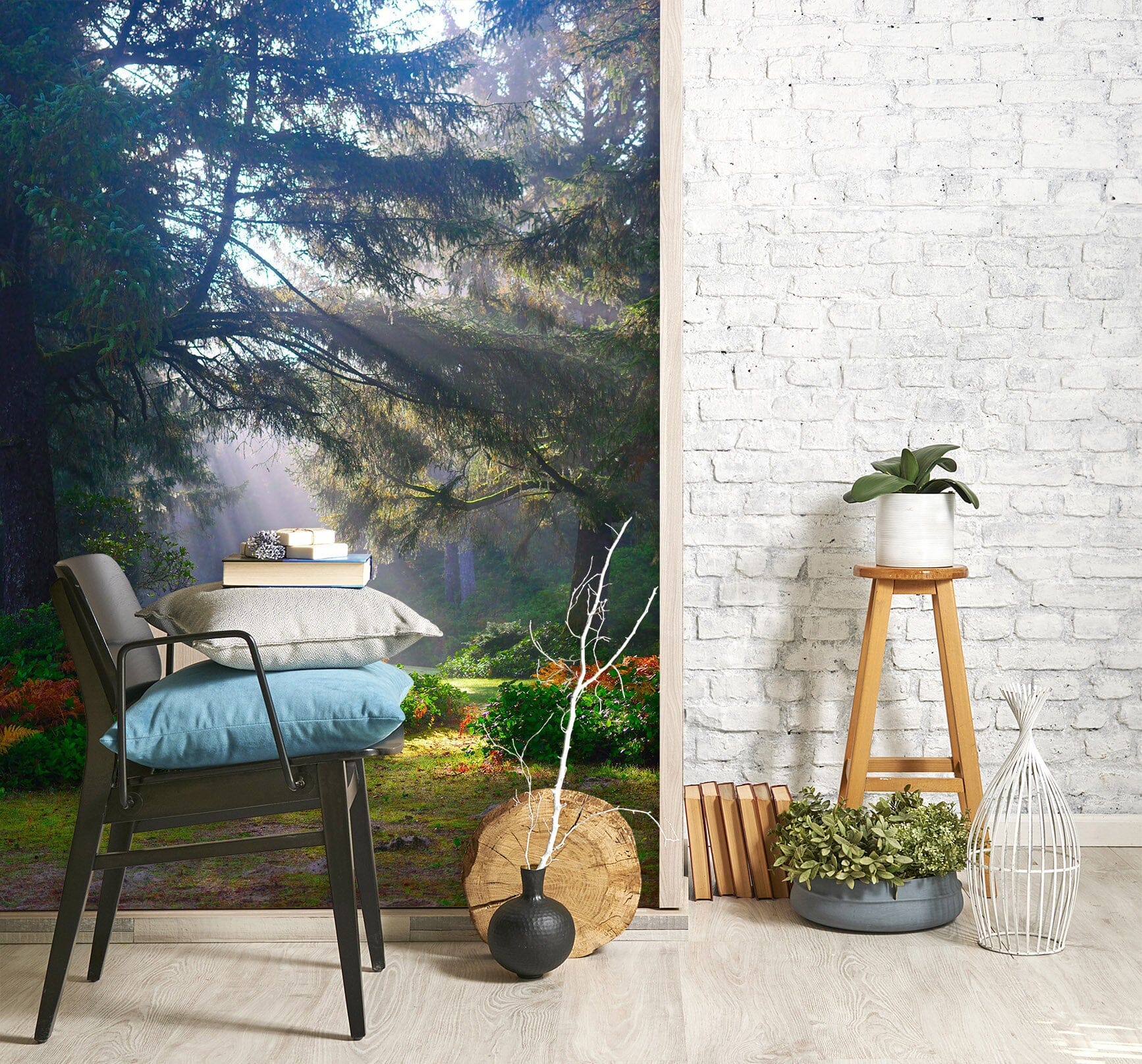 3D Sunny Forest 2096 Wall Murals Wallpaper AJ Wallpaper 2