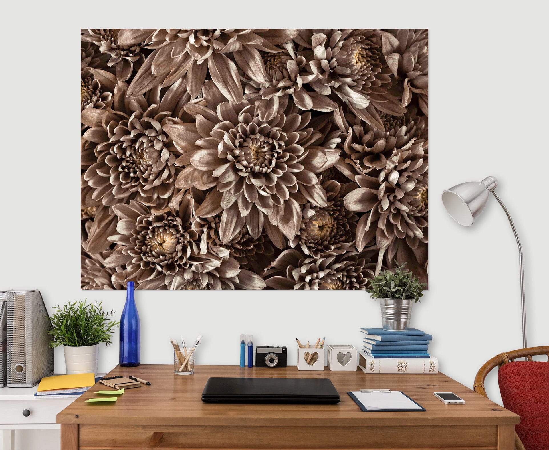 3D Dead Flower 019 Assaf Frank Wall Sticker Wallpaper AJ Wallpaper 2