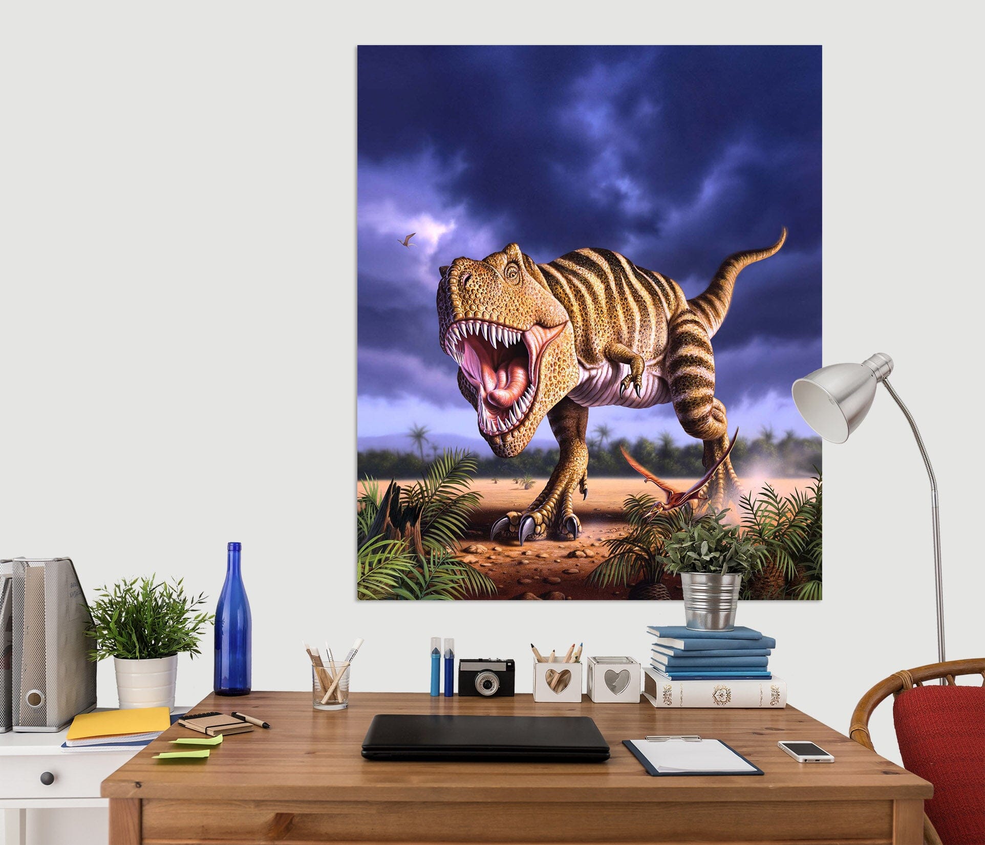 3D Dinosaur Tooth 030 Jerry LoFaro Wall Sticker Wallpaper AJ Wallpaper 2