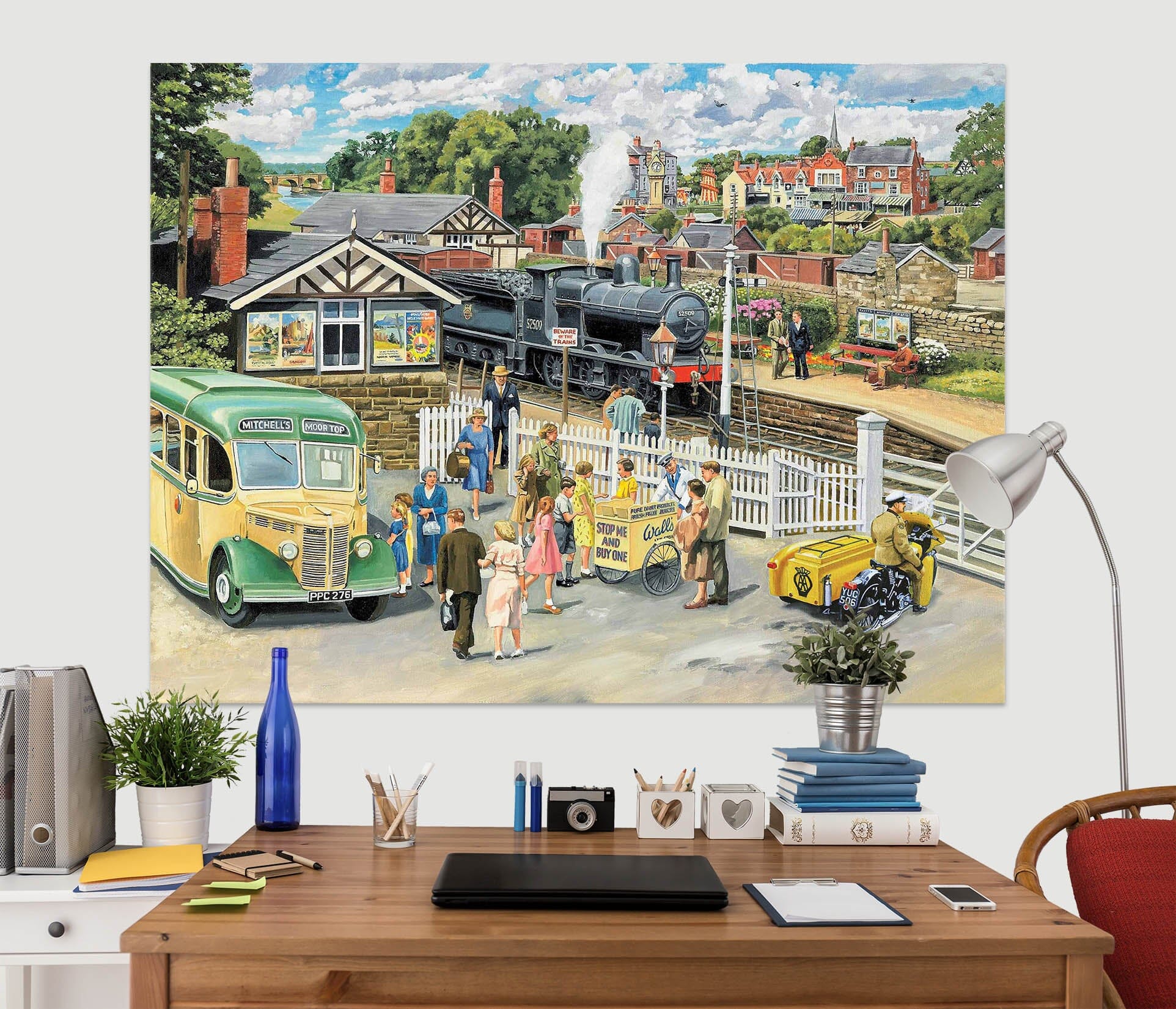 3D Selling Icecream 059 Trevor Mitchell Wall Sticker Wallpaper AJ Wallpaper 2