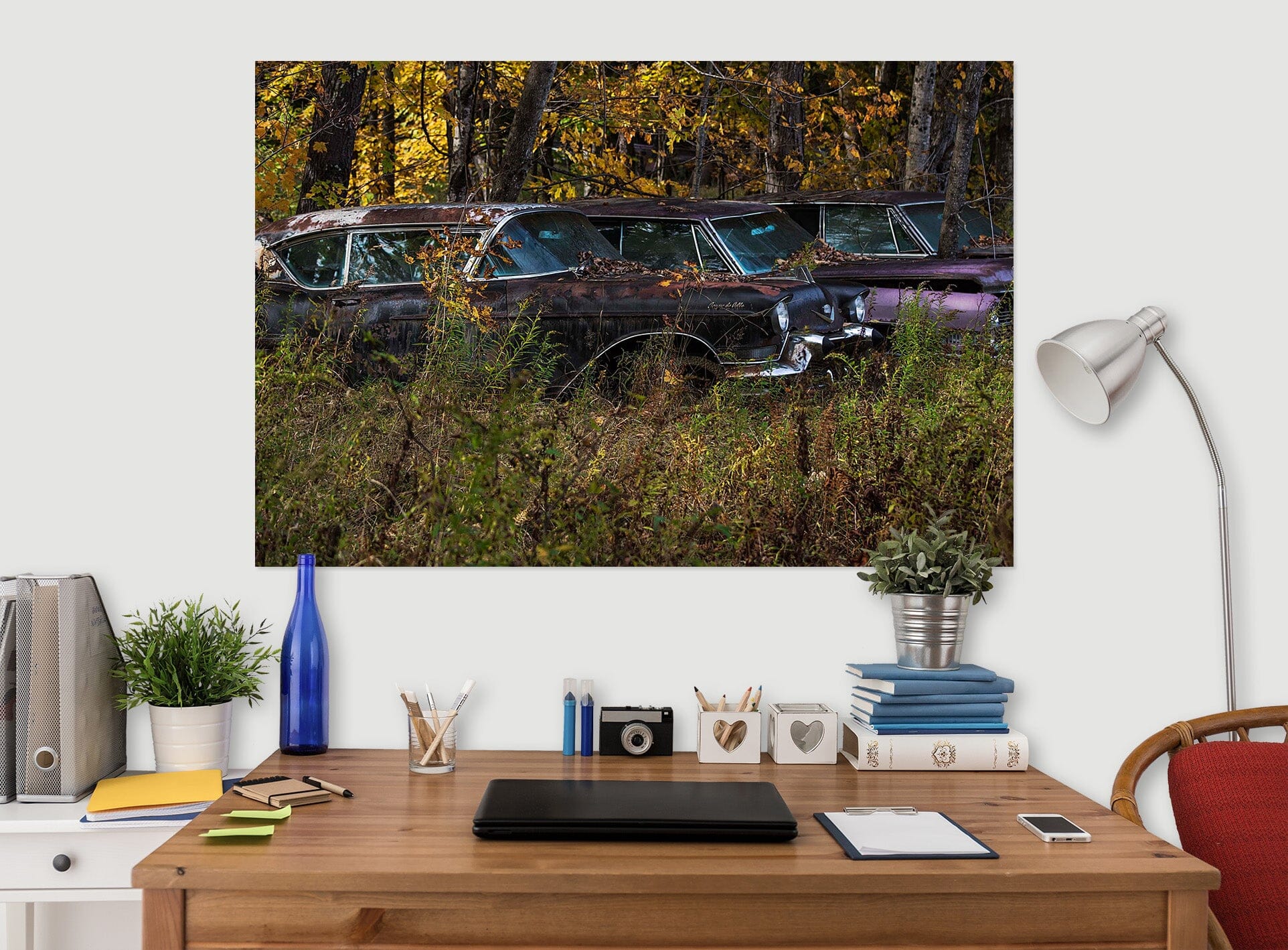 3D Jungle Car 103 Jerry LoFaro Wall Sticker Wallpaper AJ Wallpaper 2