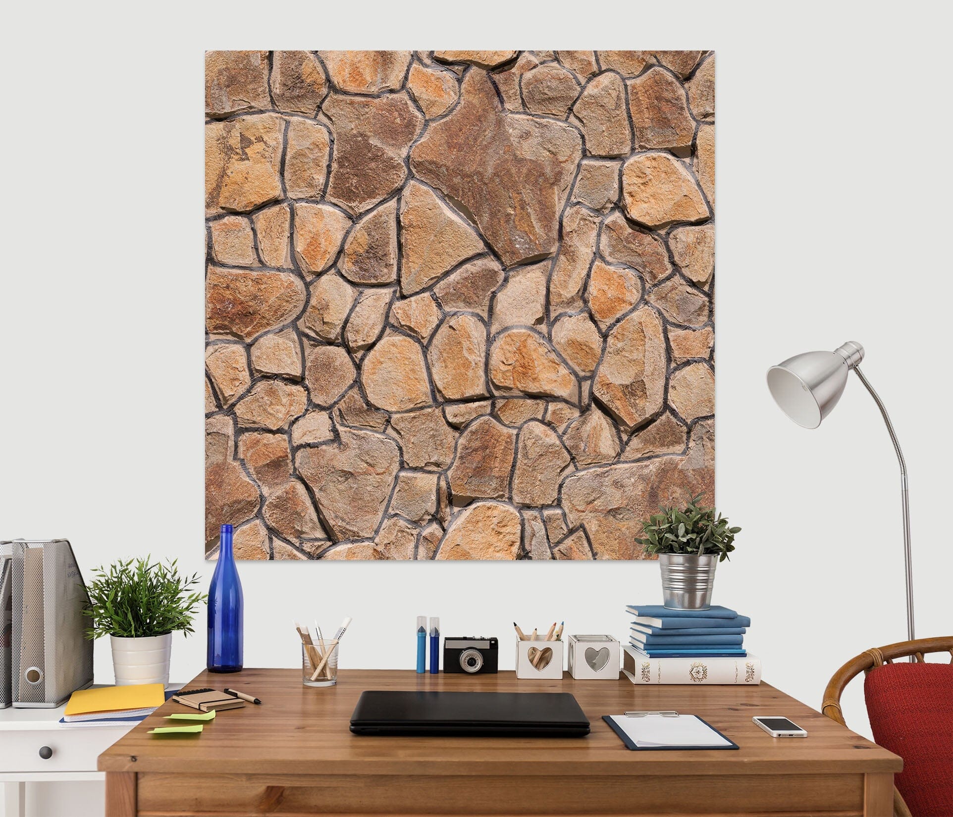 3D Stone Wall 1076 Wall Sticker Wallpaper AJ Wallpaper 2