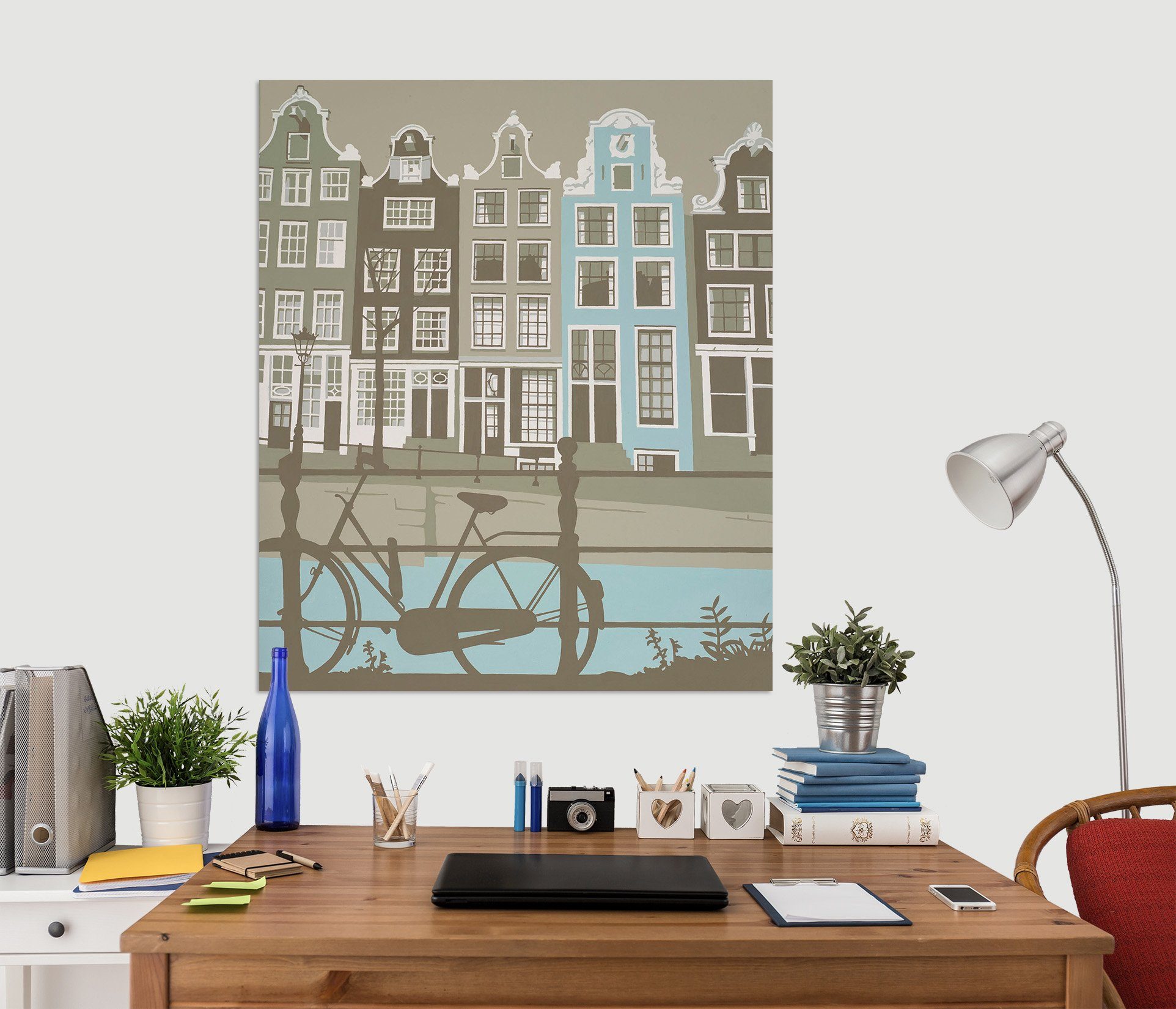 3D Amsterdam City 003 Steve Read Wall Sticker Wallpaper AJ Wallpaper 2
