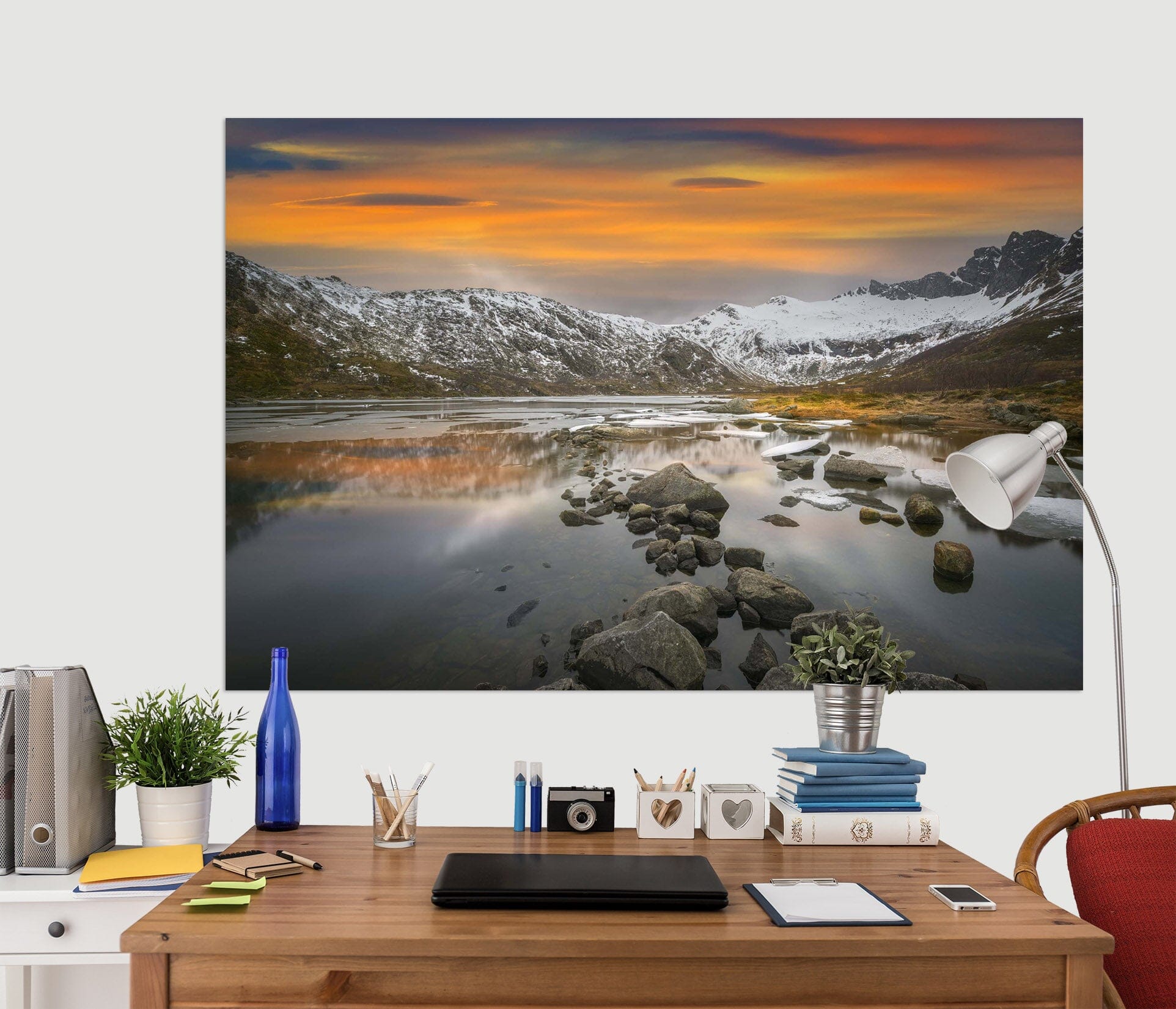 3D Silent River 180 Marco Carmassi Wall Sticker Wallpaper AJ Wallpaper 2