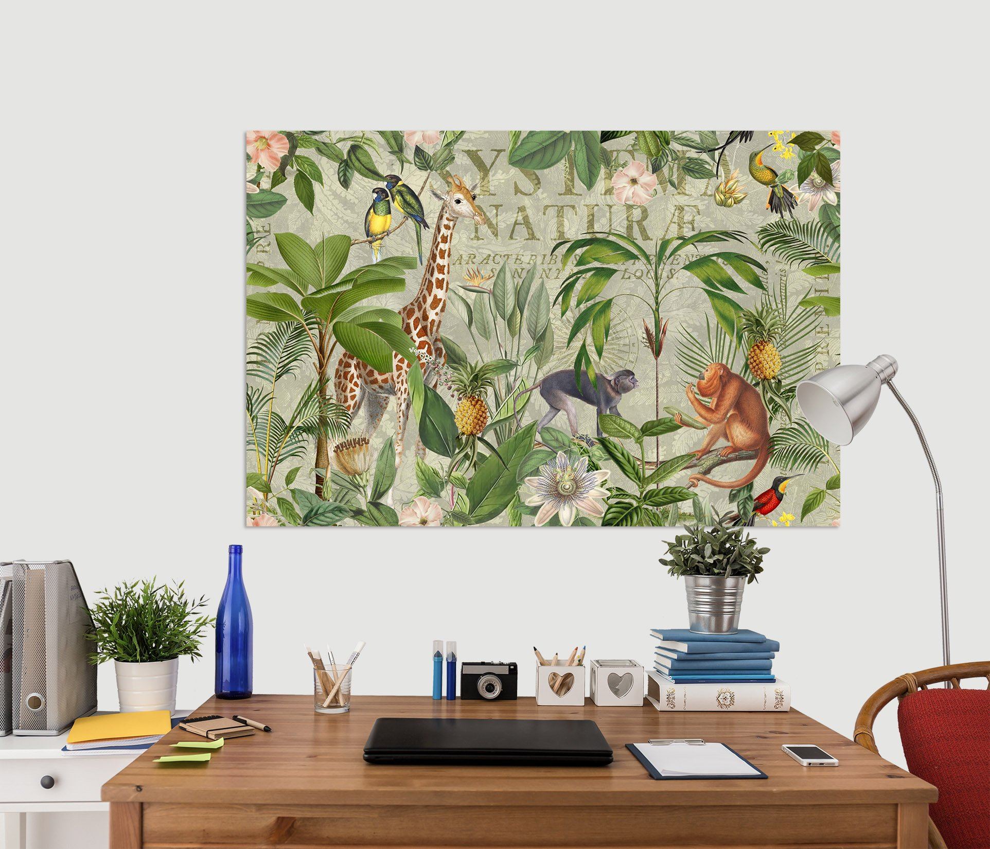 3D Animal Family 041 Andrea haase Wall Sticker Wallpaper AJ Wallpaper 2