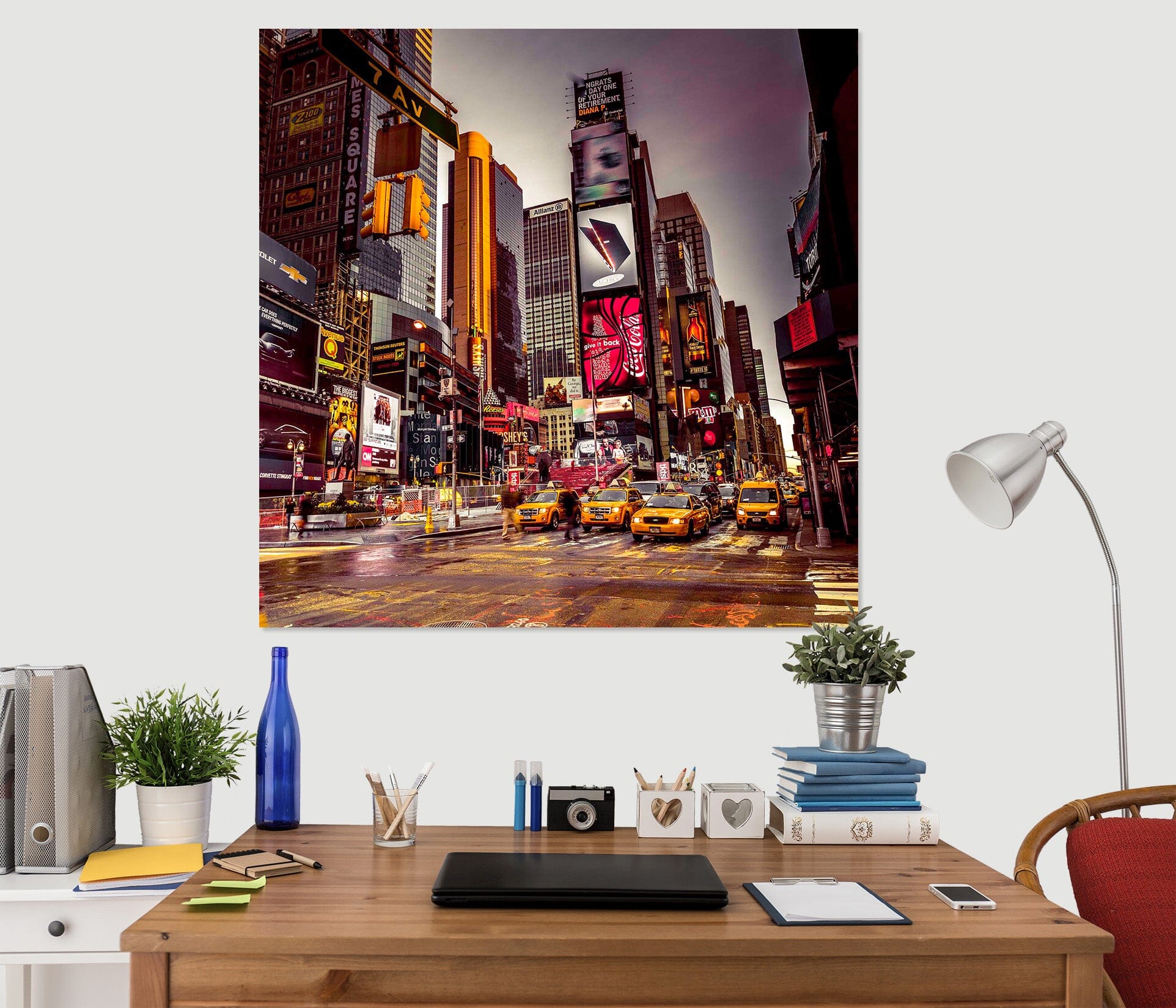 3D New York Street 018 Assaf Frank Wall Sticker Wallpaper AJ Wallpaper 2