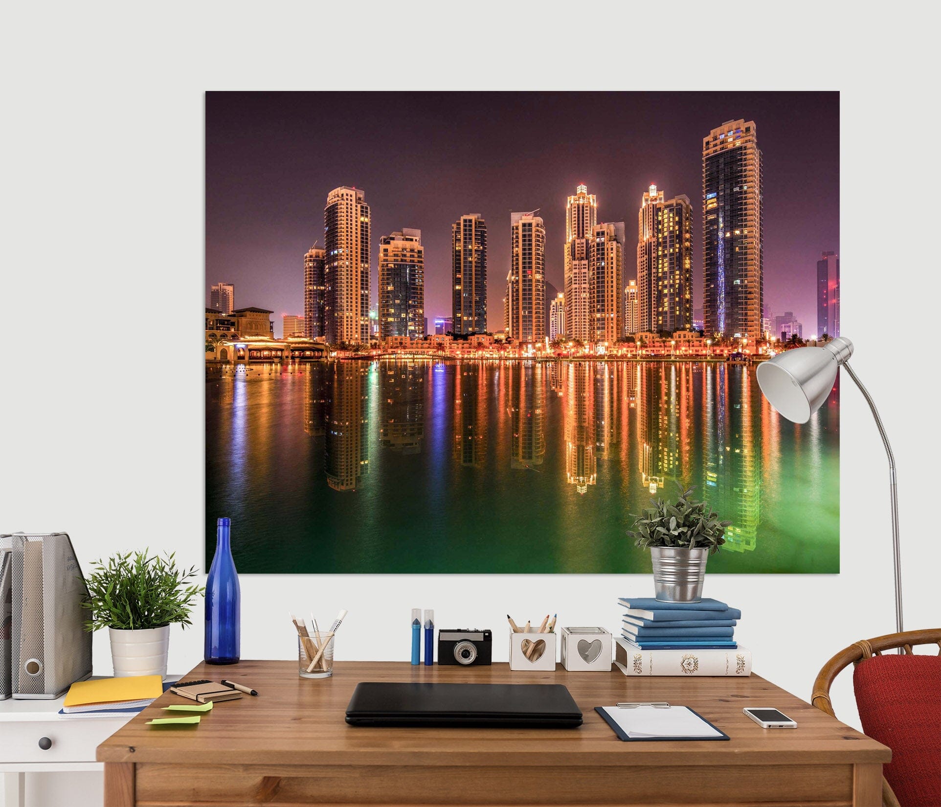 3D Night Lights 123 Marco Carmassi Wall Sticker Wallpaper AJ Wallpaper 2